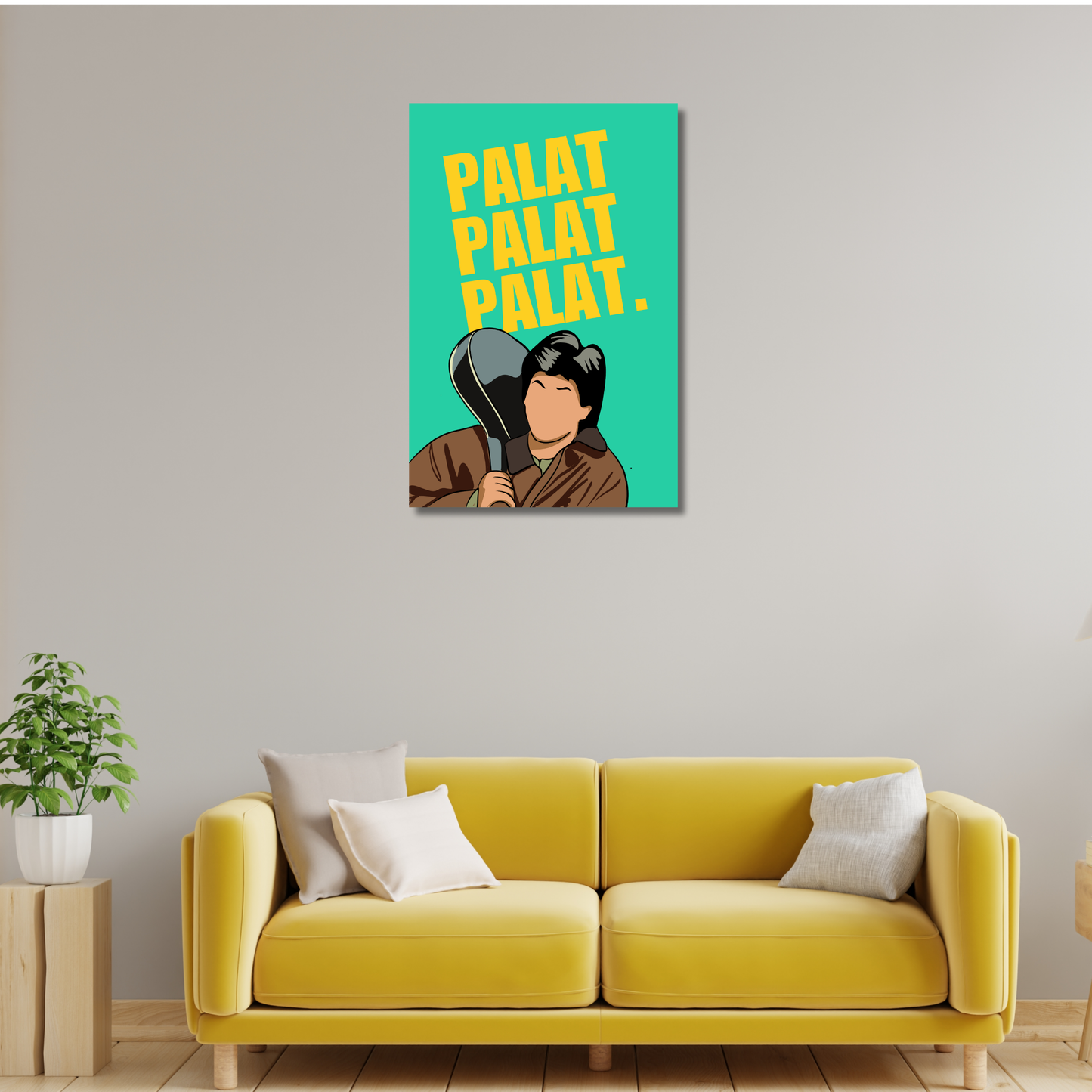 DDLJ Movie Shahrukh Khan Artwork Bollywood | Poster | Frame | Canvas
