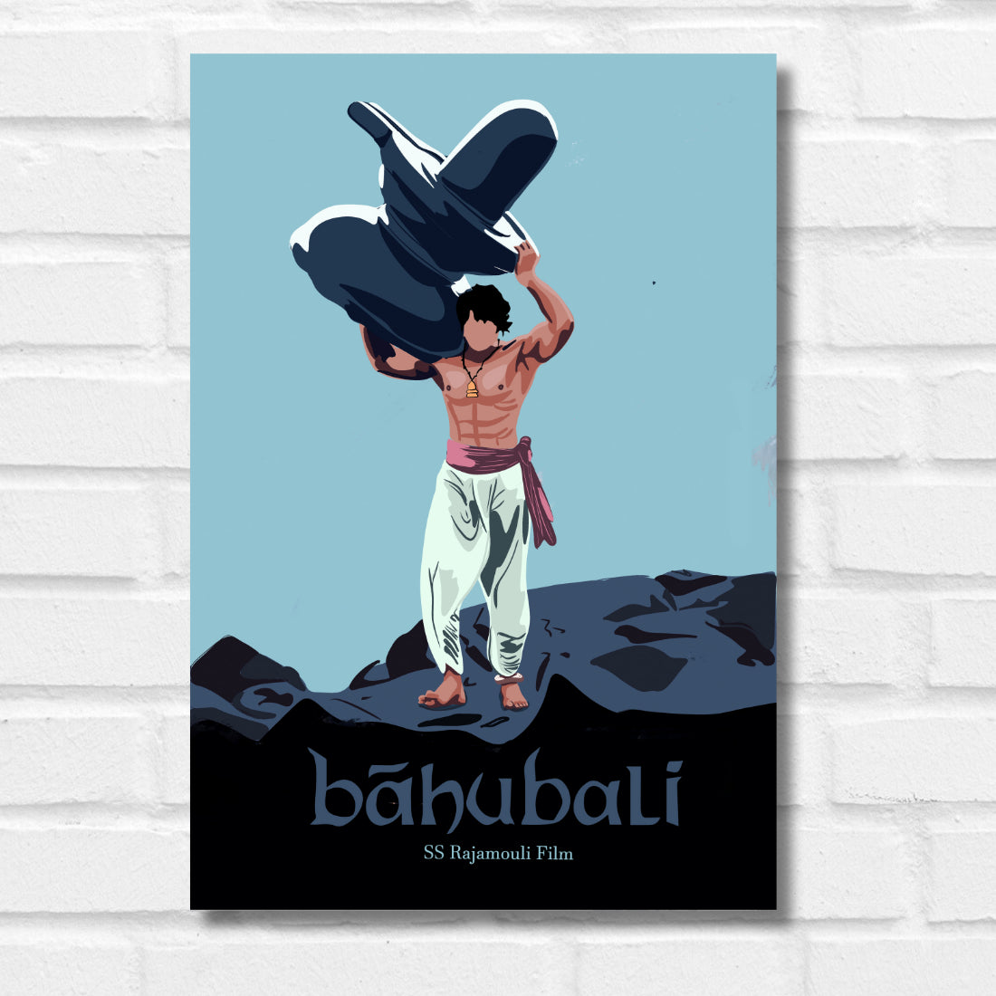 bahubali movie poster prabhas poster south actor south film