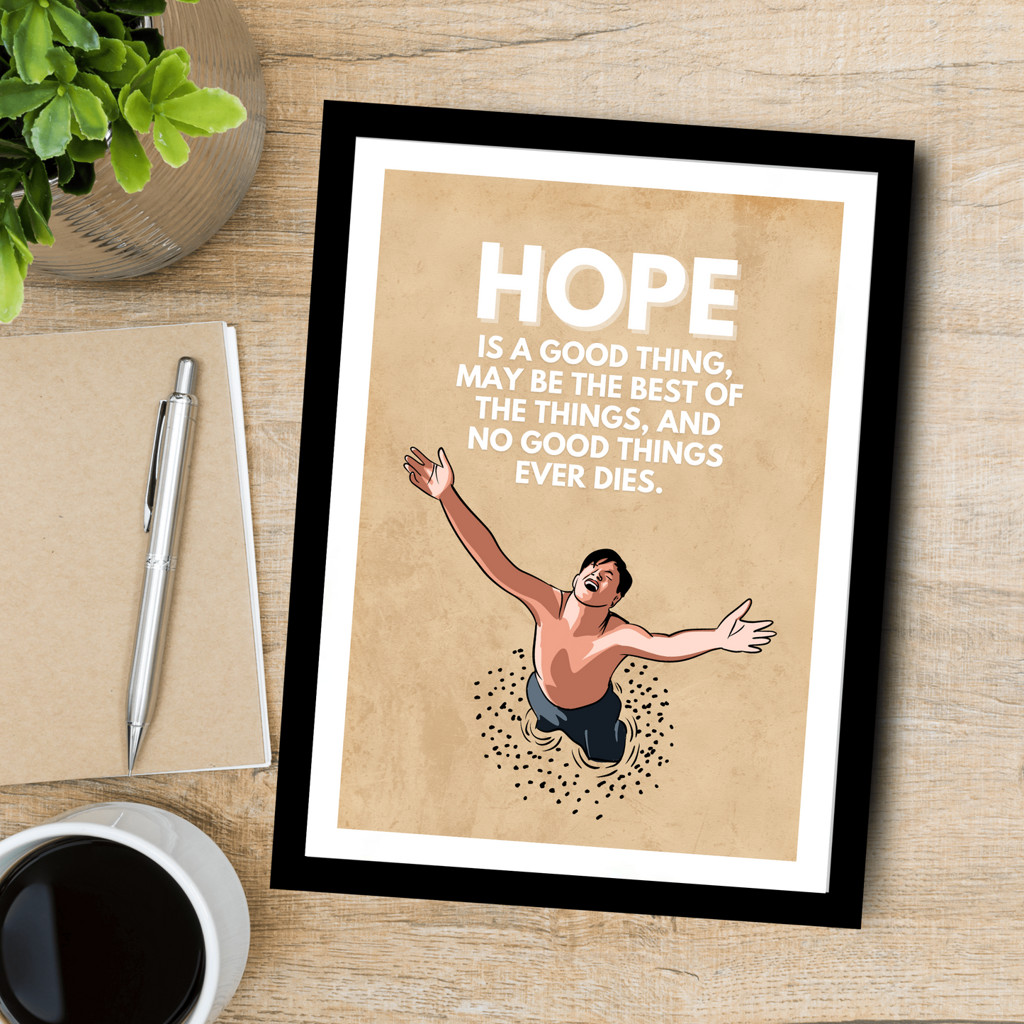 Shawshank Redemption Movie Artwork hollywood | Poster | Frame | Canvas