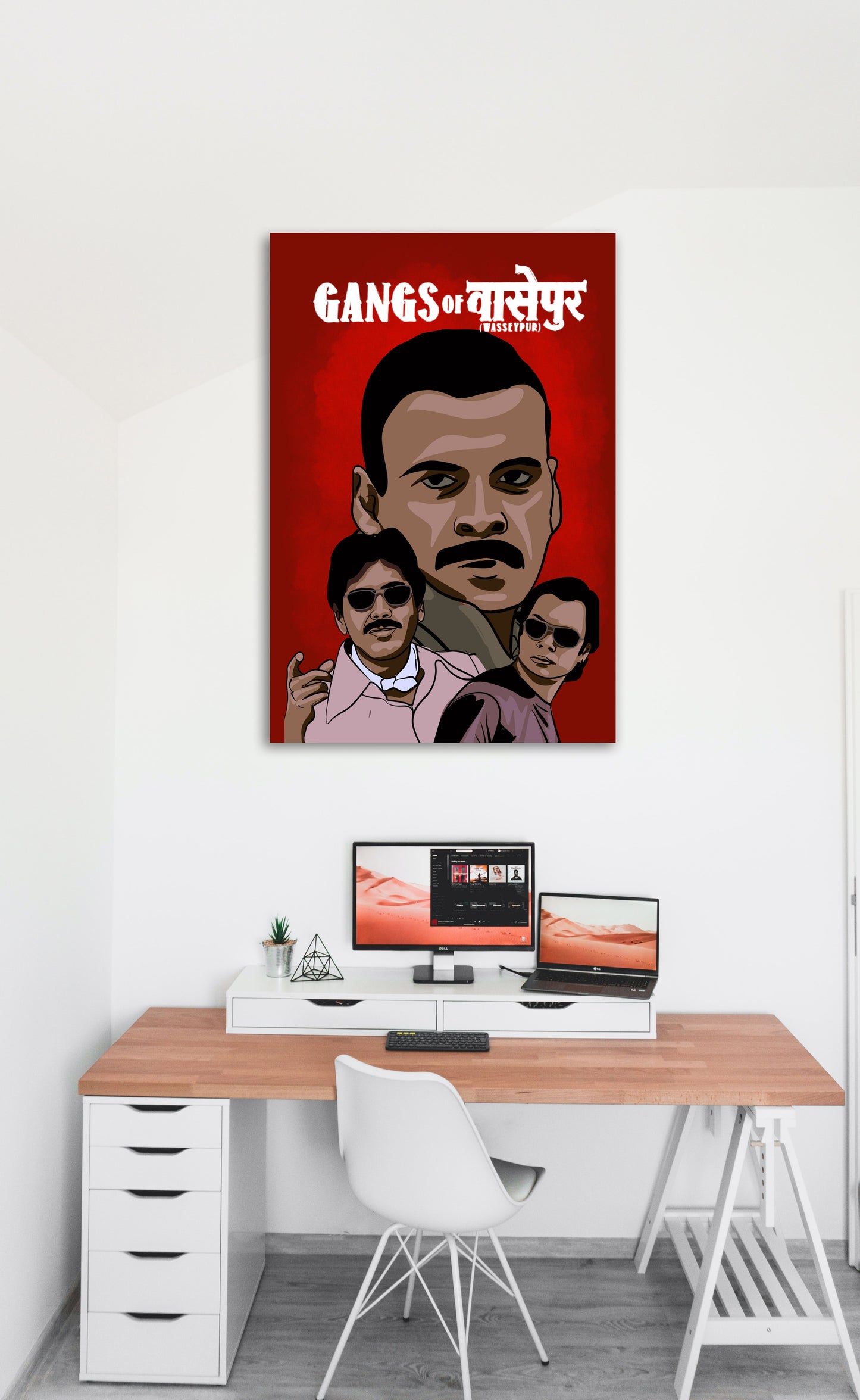 Gangs Of Wasseypur Movie Manoj Bajpayee Artwork Bollywood | Poster | Frame | Canvas
