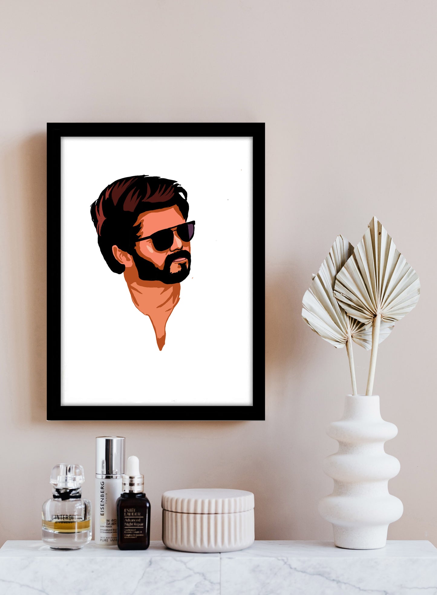 Vijay Thalapathy South Actor Artwork Bollywood | Poster | Frame | Canvas
