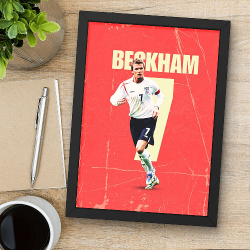 david beckham painting, david beckham photo, david beckham drawing, david beckham art, david beckham painting with soccer ball, David Beckham Poster Frame English former footballer Framed Posters Sports Game Players Artwork Canvas Painting with Photo Frames for Wall Decor Livingroom Boys room Hostel Cafe Bedroom Dining hall Home & Office Decoration, david beckham poster, david beckham poster 90s, david beckham poster 2000s, david beckham poster real madrid, david beckham signed poster, david beckham frame,
