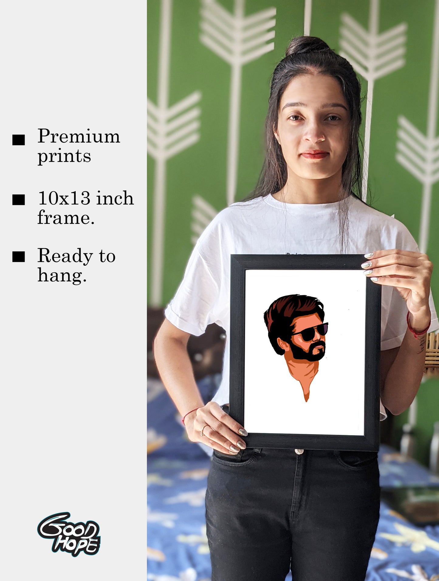 Vijay Thalapathy South Actor Artwork Bollywood | Poster | Frame | Canvas