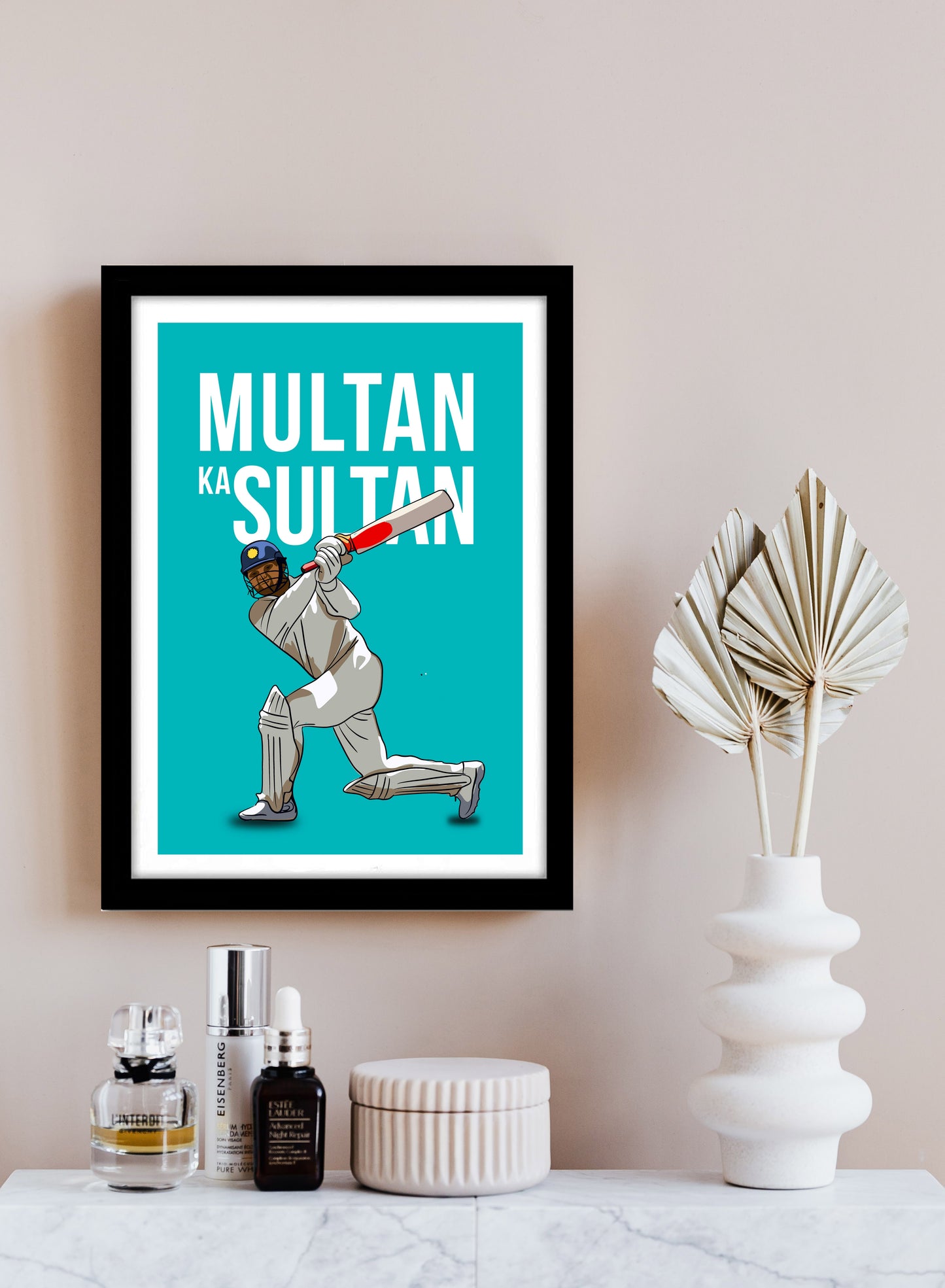 Virender Sehwag Artwork Cricket | Poster | Frame | Canvas