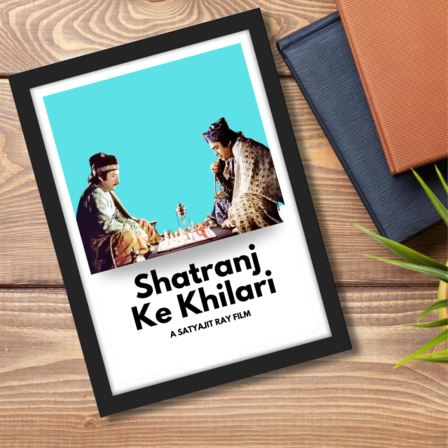 Shatranj Ke Khilari Satyajit Roy's Movies Artwork Bollywood | Poster | Frame | Canvas