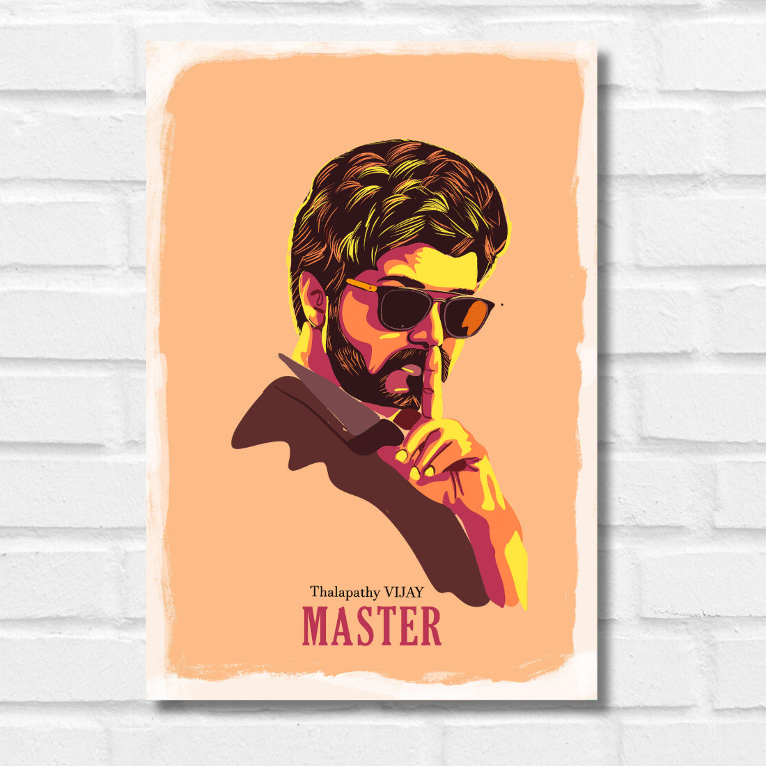 VIJAY THALAPATHY POSTER MASTER MOVIE POSTER SOUTH SUPERSTAR