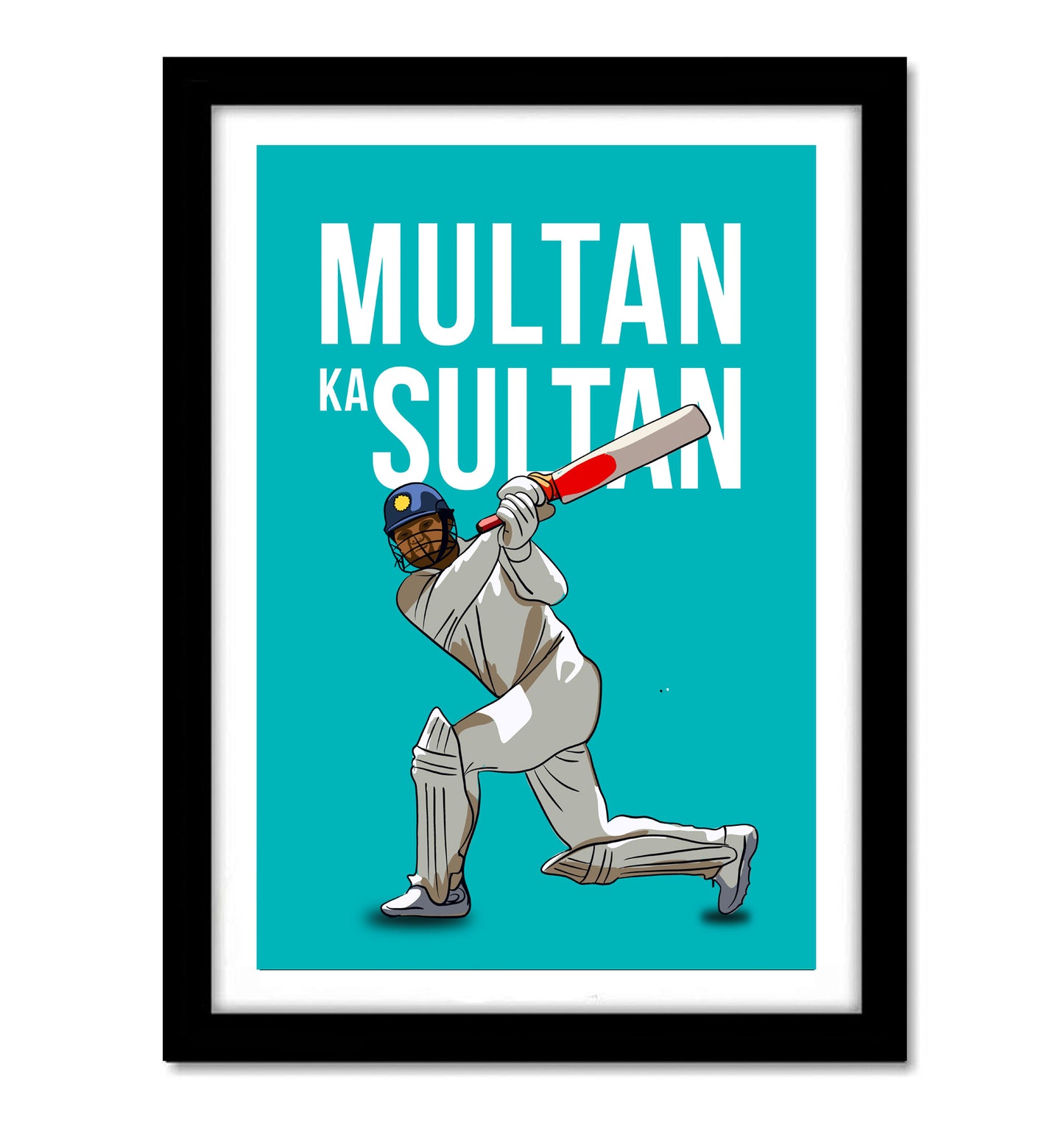 Virender Sehwag Artwork Cricket | Poster | Frame | Canvas