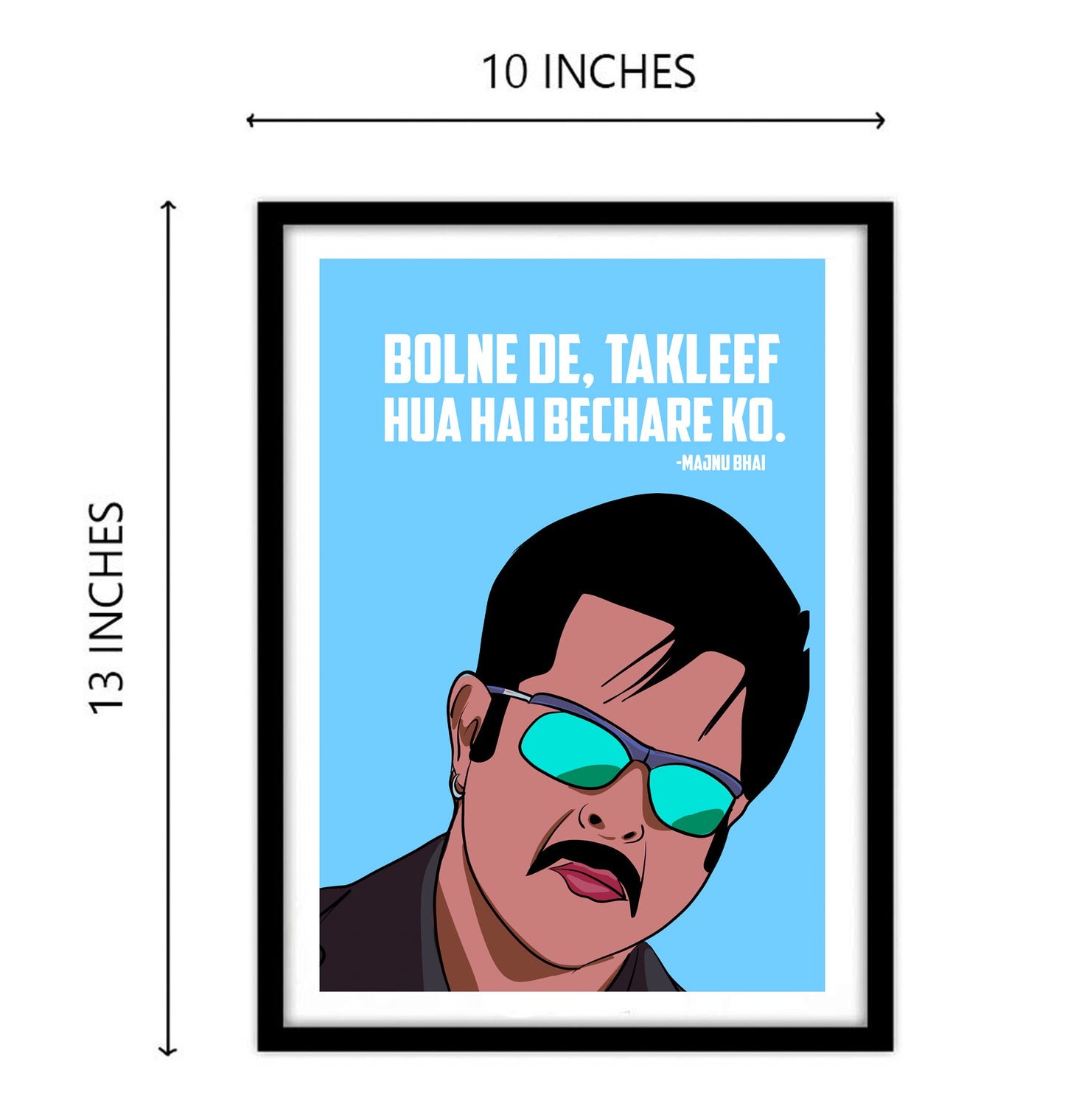 Welcome Movie Anil Kapoor Artwork Bollywood | Poster | Frame | Canvas