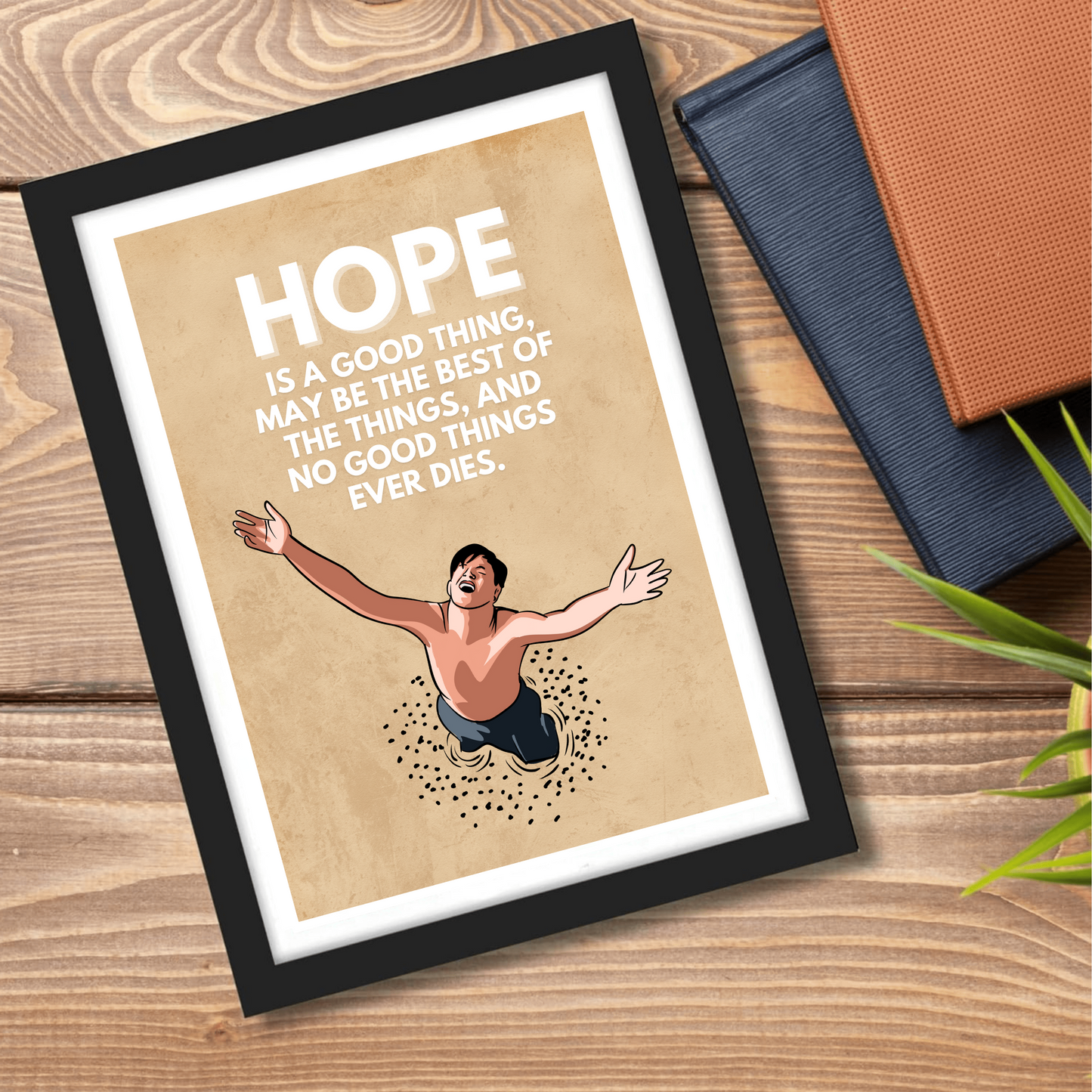 Shawshank Redemption Movie Artwork hollywood | Poster | Frame | Canvas