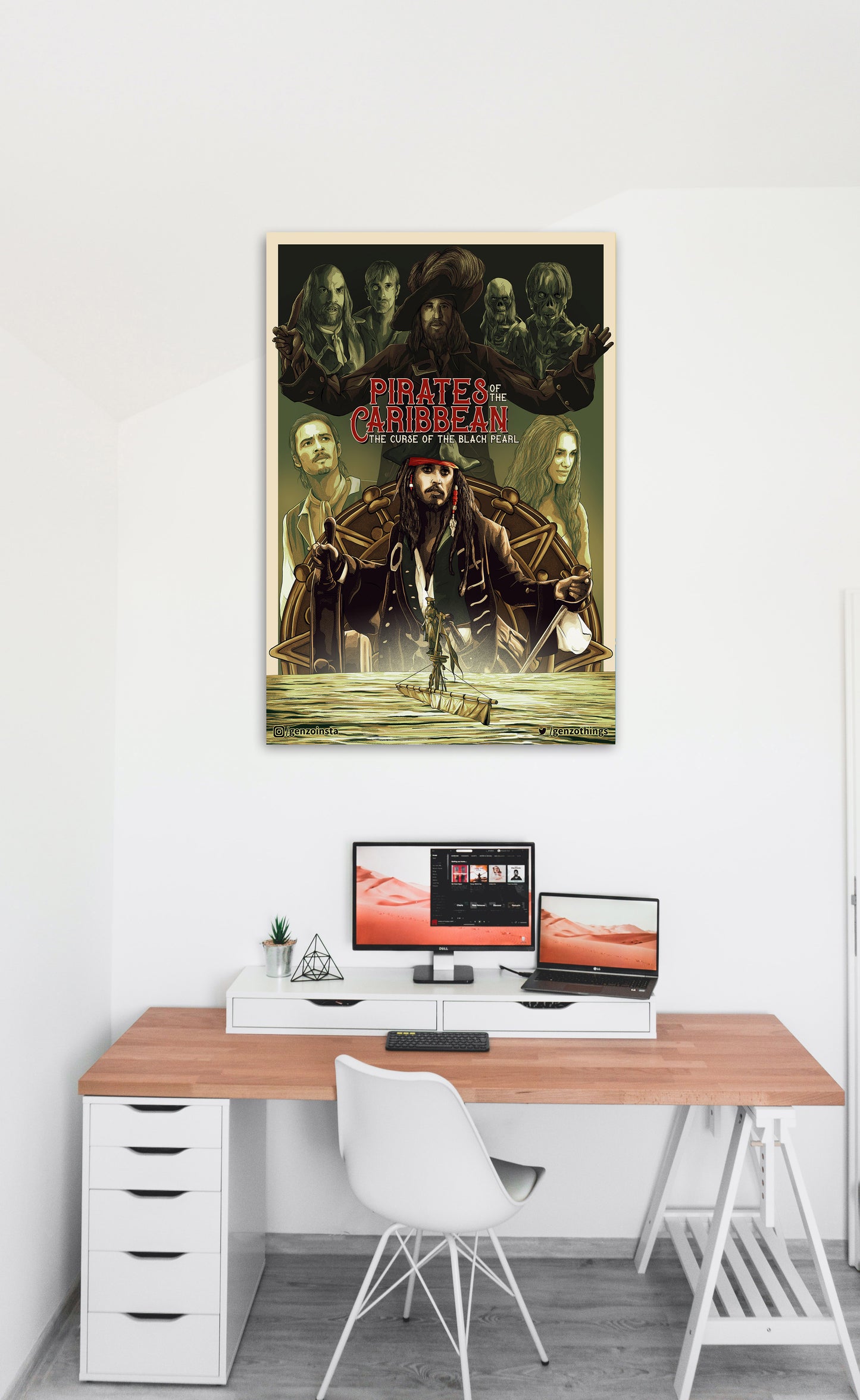 Pirates of the Caribbean Movie Art work
