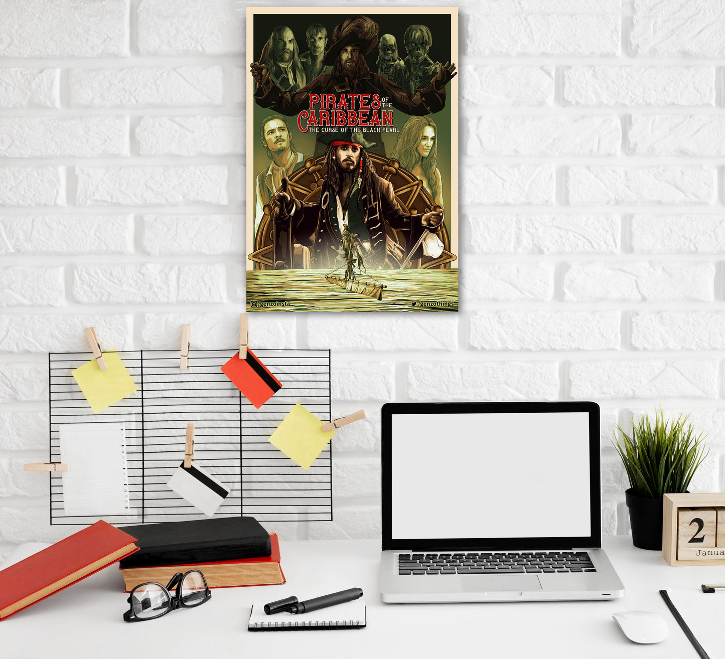 Pirates of the Caribbean Movie Art work