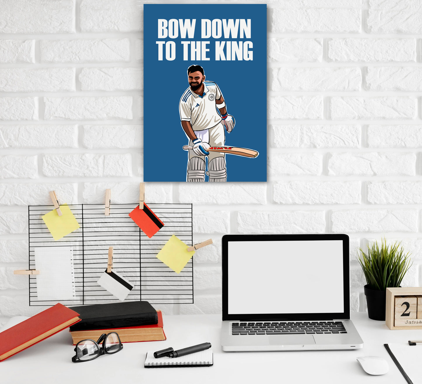 Virat Kohli Artwork Cricket| Poster | Frame | Canvas