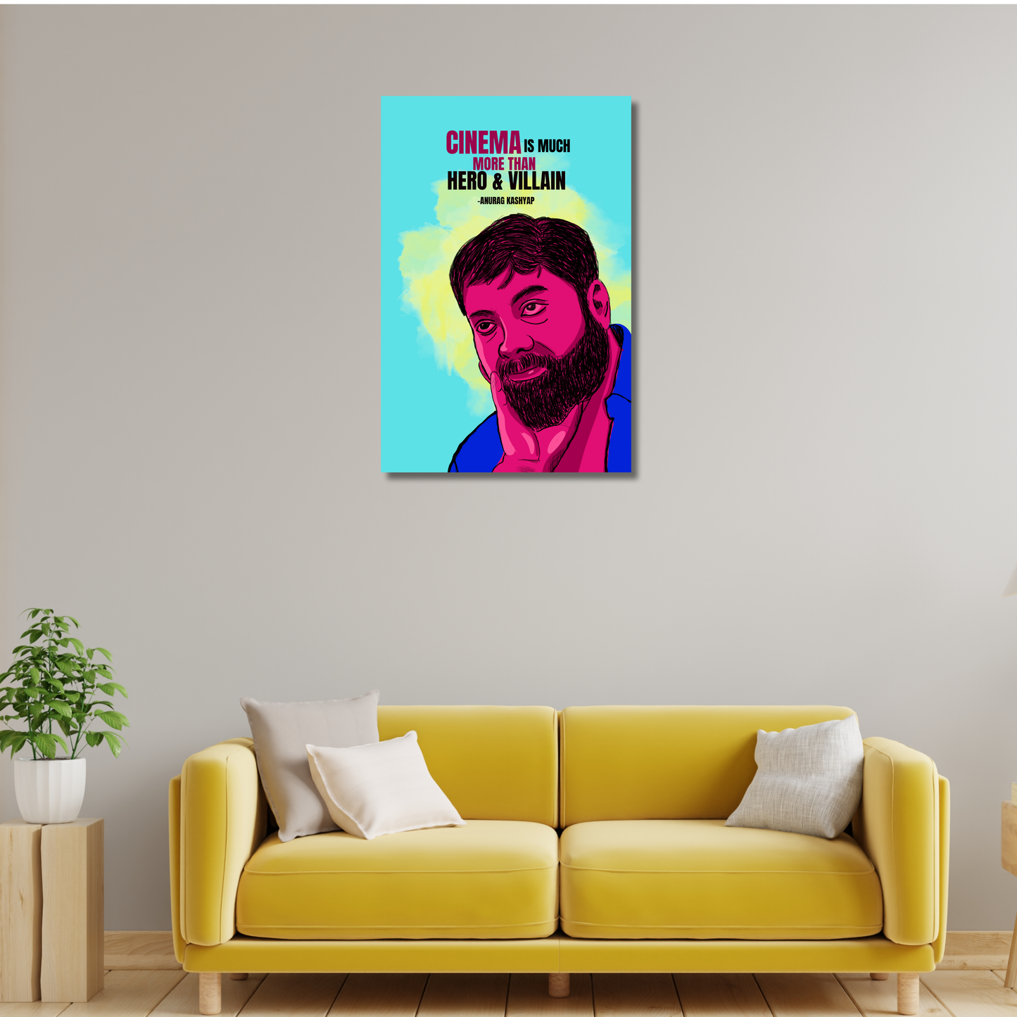 Anurag Kashyap Quote Artwork | Poster | Frame | Canvas