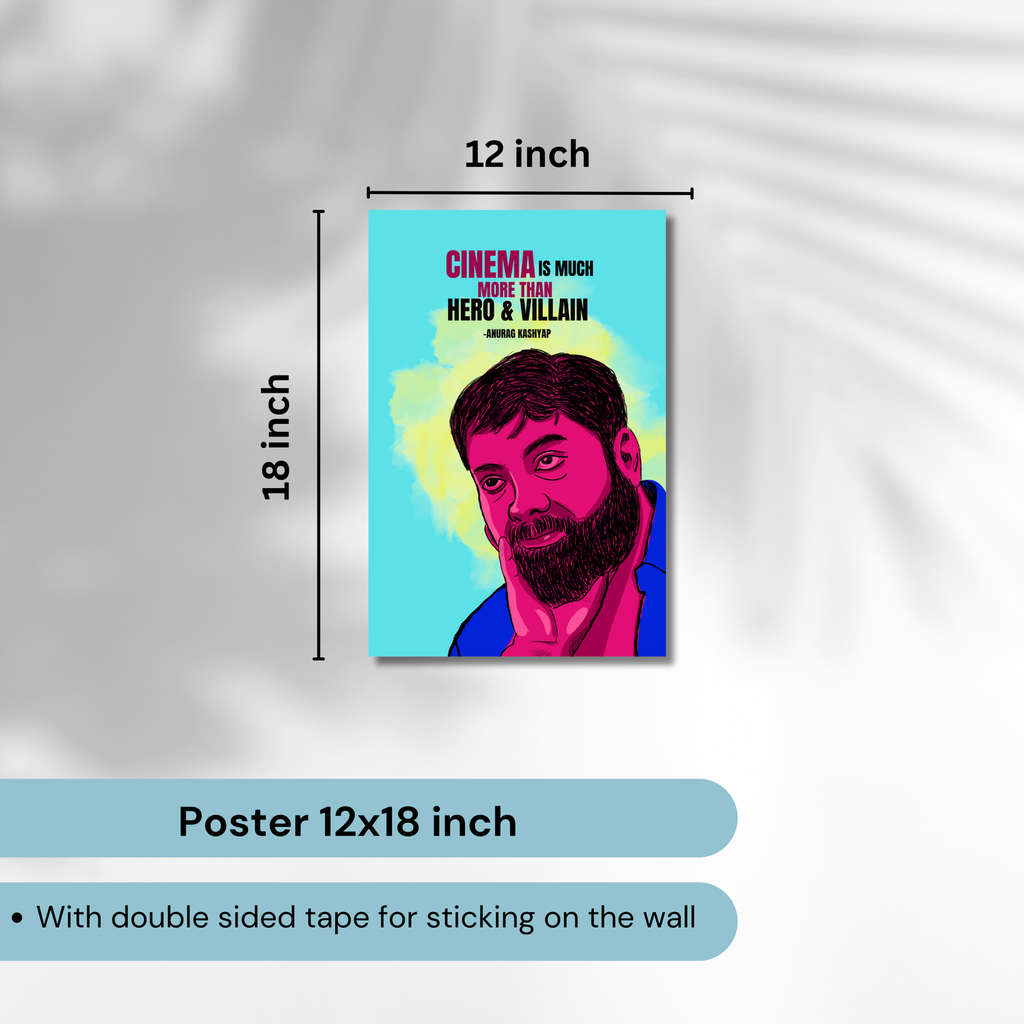 Anurag Kashyap Quote Artwork | Poster | Frame | Canvas