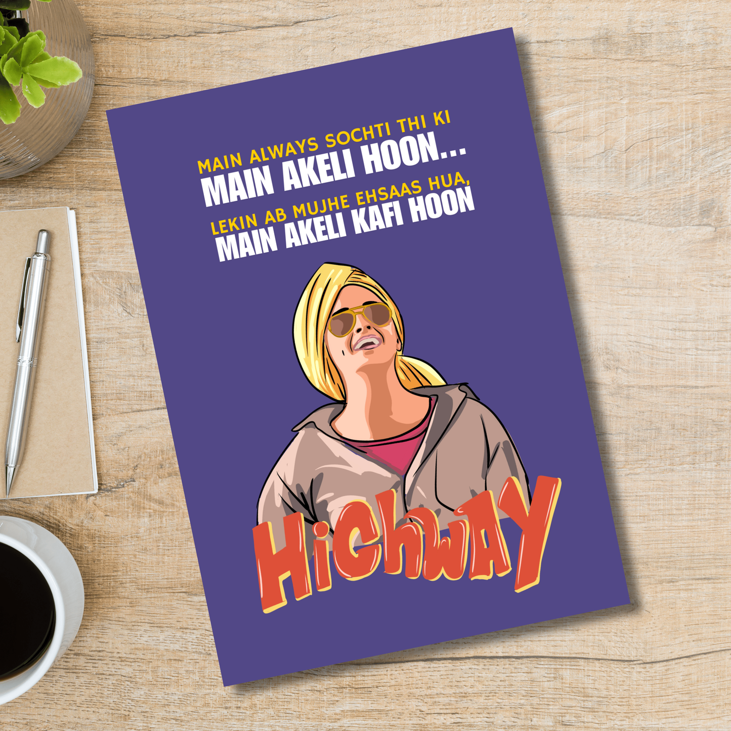 Highway Movie Alia Bhatt Artwork Bollywood | Poster | Frame | Canvas