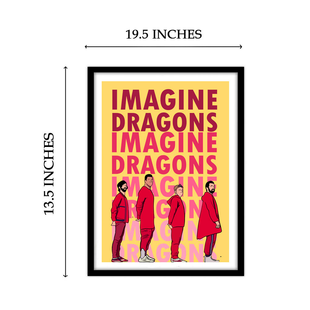 Imagine Dragon Music Band Art work