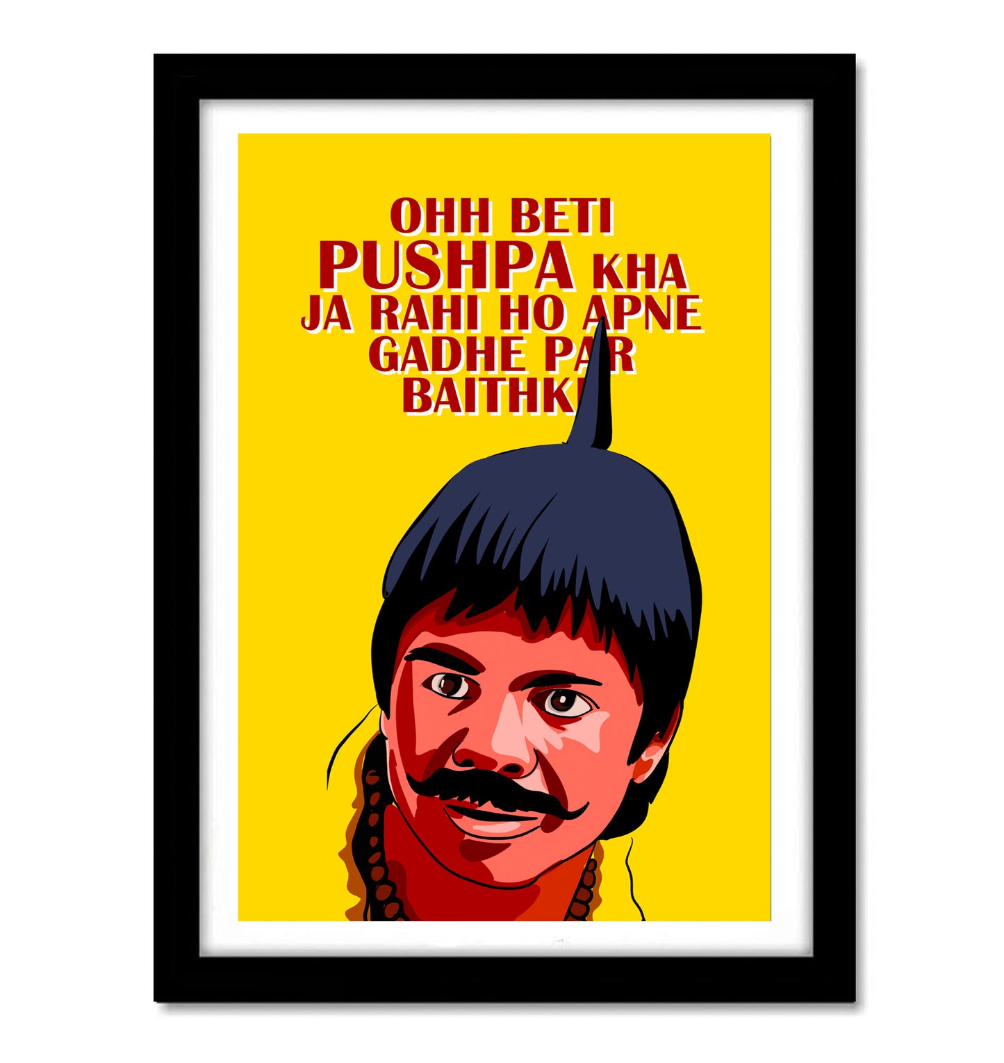 Bhool Bhulaiya Movie Rajpal Yadav Artwork Bollywood | Poster | Frame | Canvas