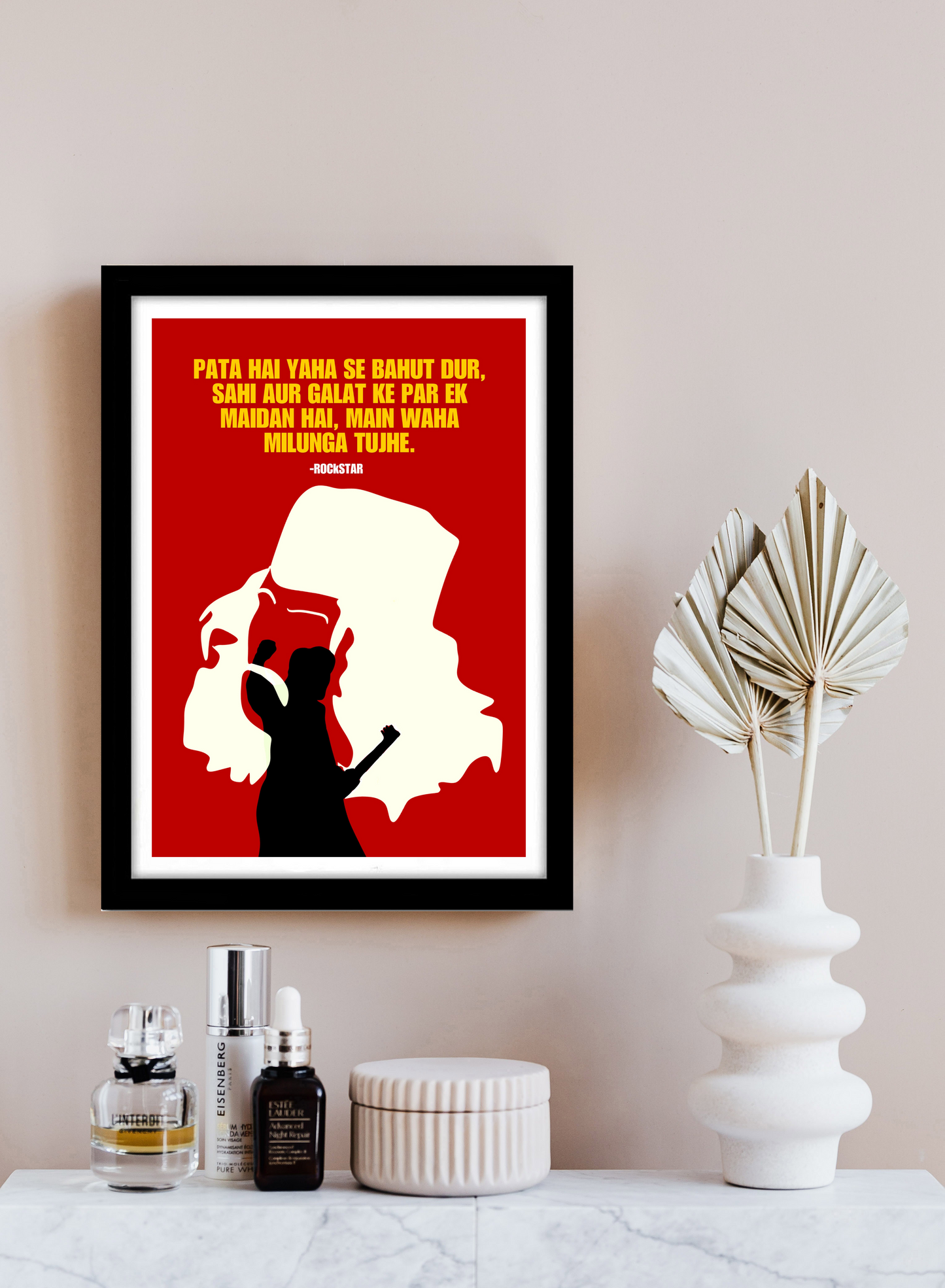 Rockstar Movie Artwork Bollywood | Poster | Frame | Canvas