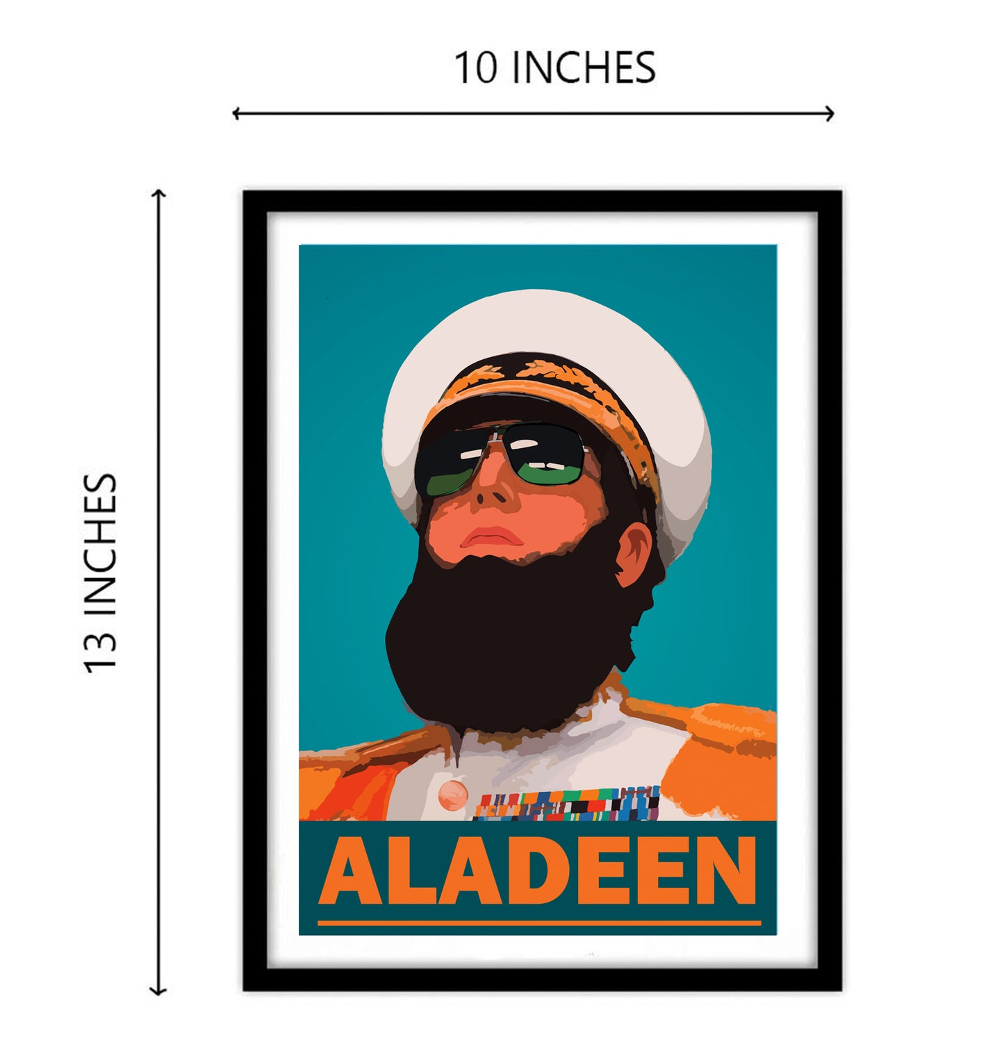 The Dictator Movie Aladeen Art work