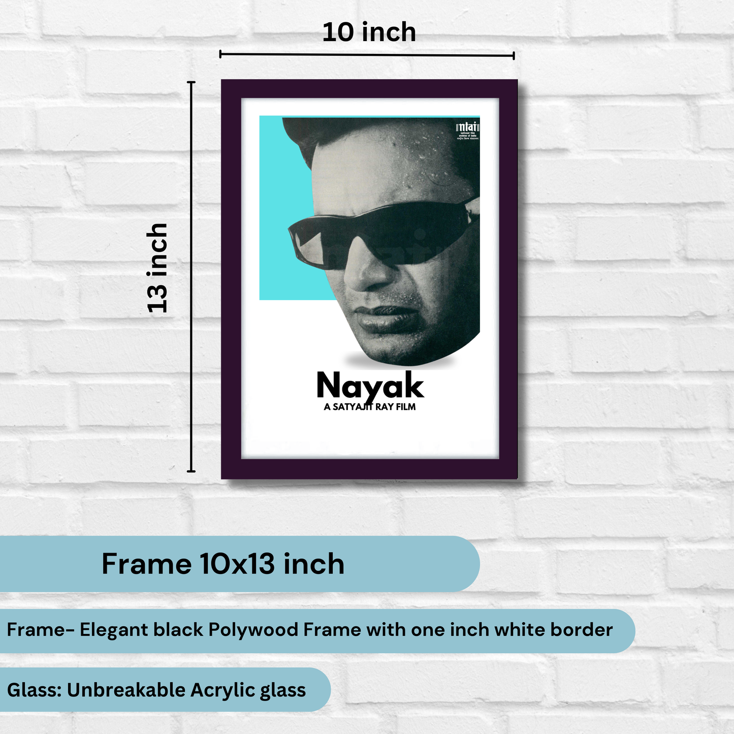 Nayak Satyajit Roy's Movies Artwork Bollywood | Poster | Frame | Canvas