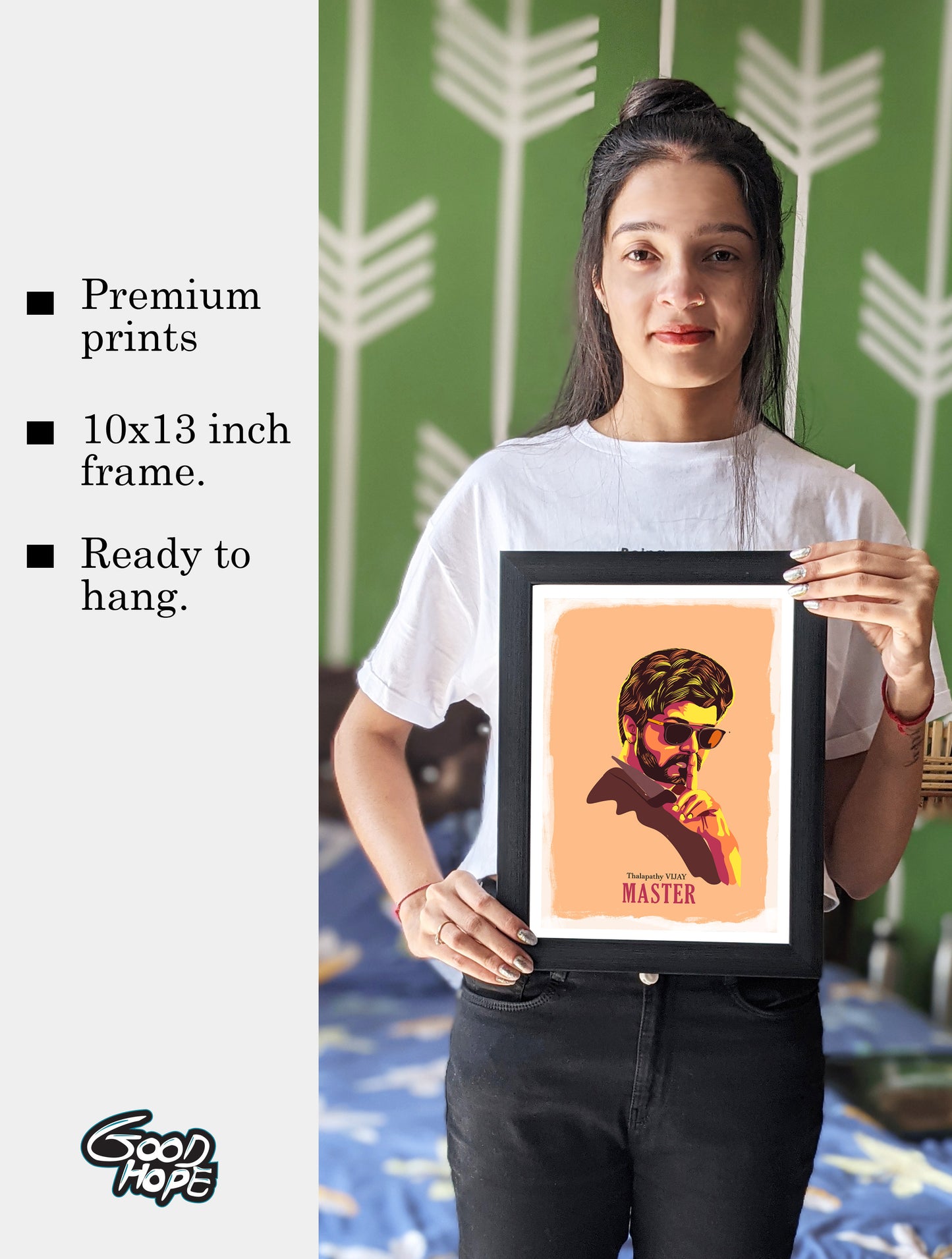 Vijay Thalapathy South Actor Artwork Bollywood | Poster | Frame | Canvas