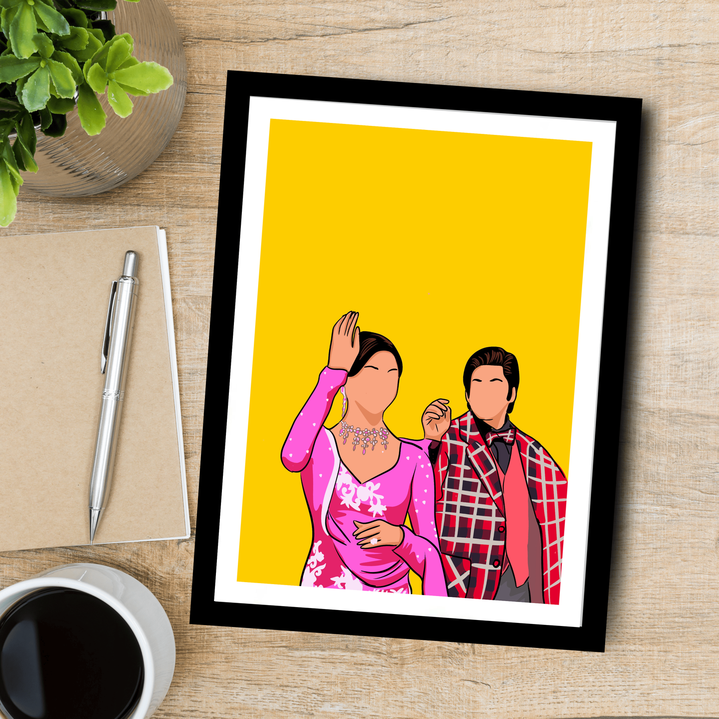 Om Shanti Om Movie Shahrukh Khan Artwork Bollywood | Poster | Frame | Canvas