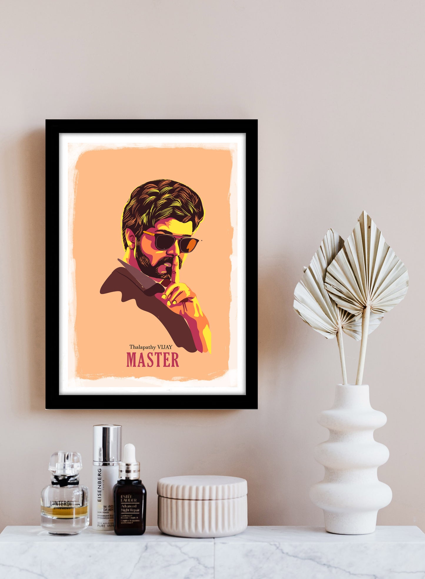 Vijay Thalapathy South Actor Artwork Bollywood | Poster | Frame | Canvas