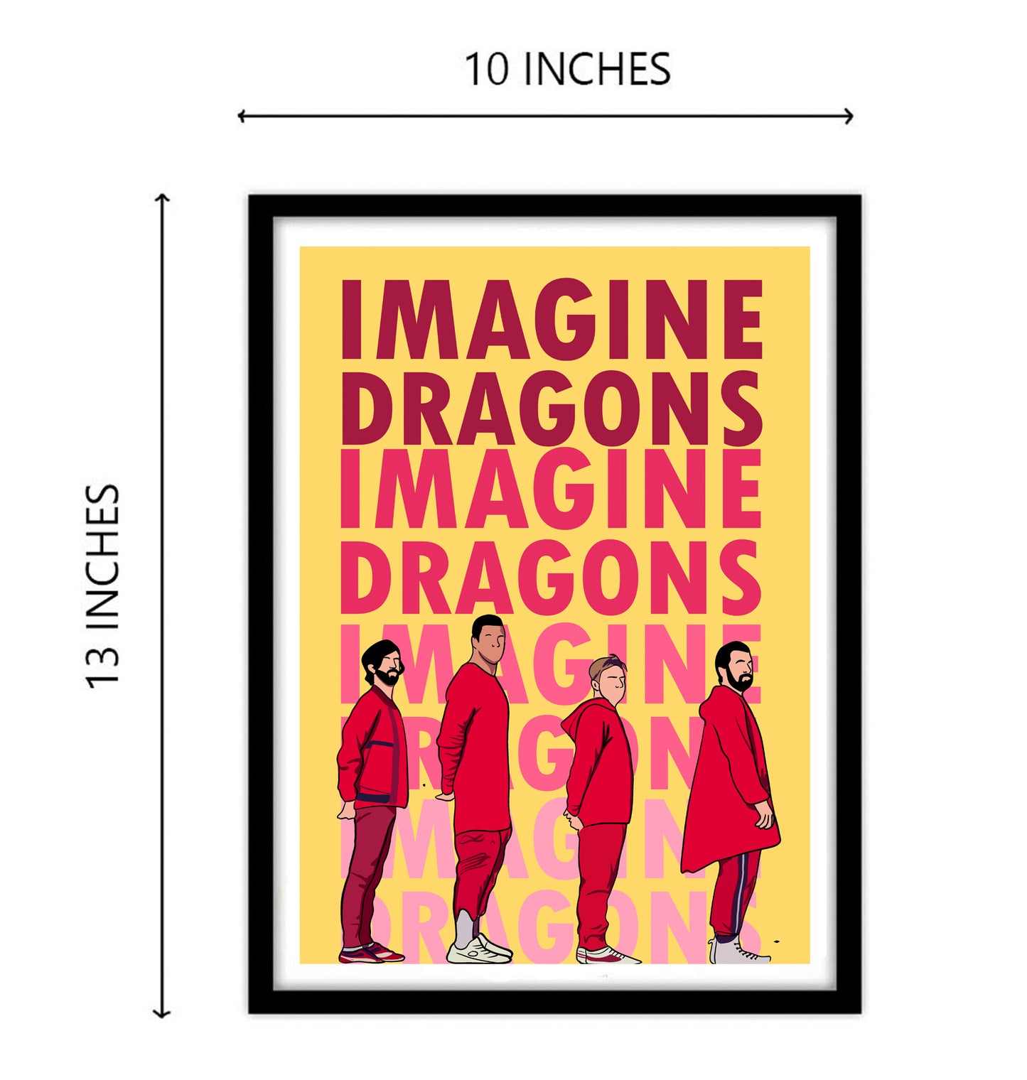 Imagine Dragon Music Band Art work