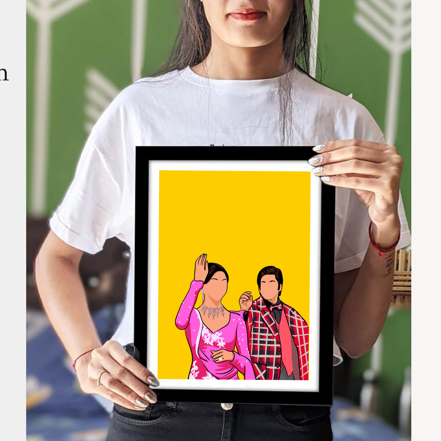 Om Shanti Om Movie Shahrukh Khan Artwork Bollywood | Poster | Frame | Canvas