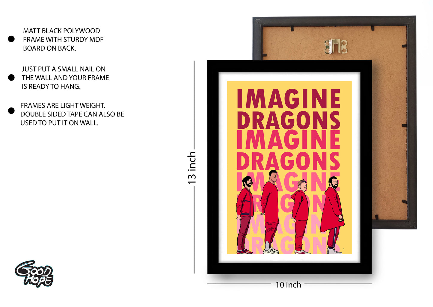 Imagine Dragon Music Band Art work