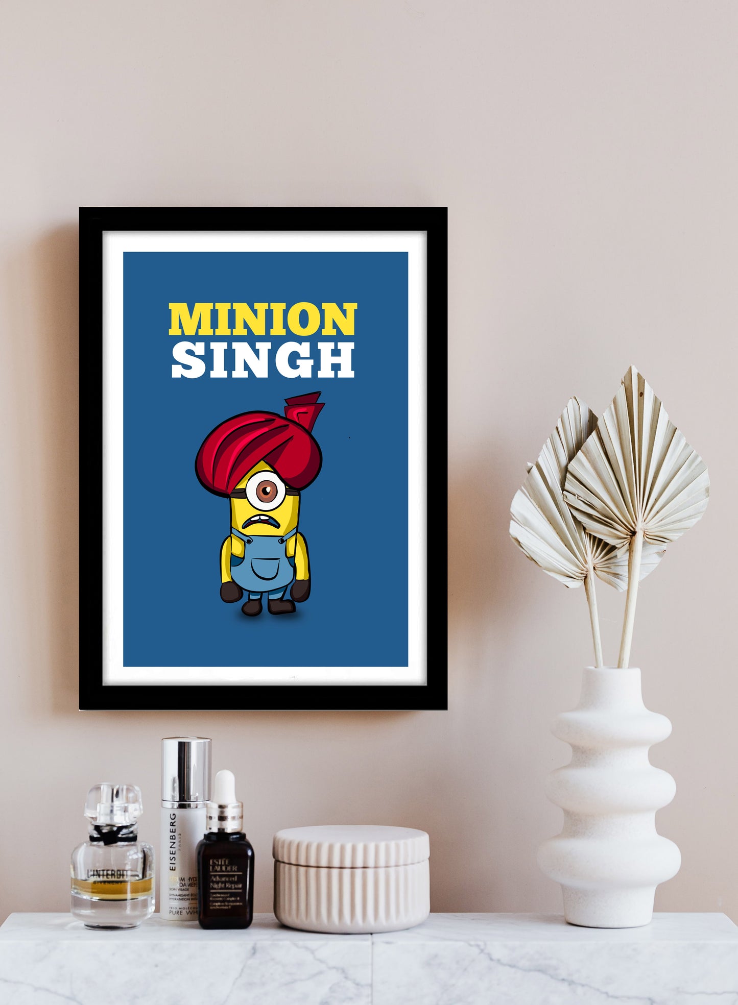 Minion Singh Artwork Bollywood | Poster | Frame | Canvas