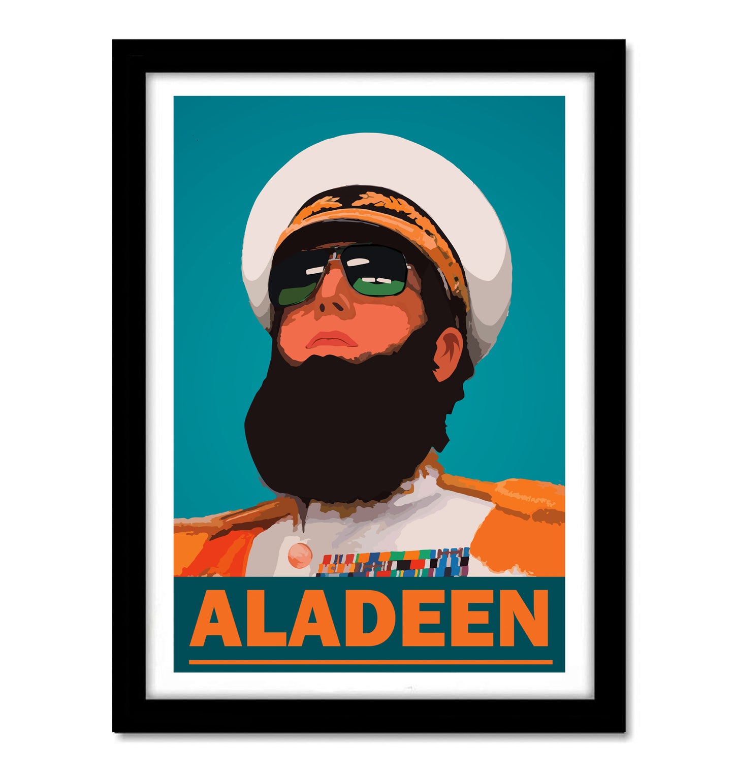 The Dictator Movie Aladeen Art work