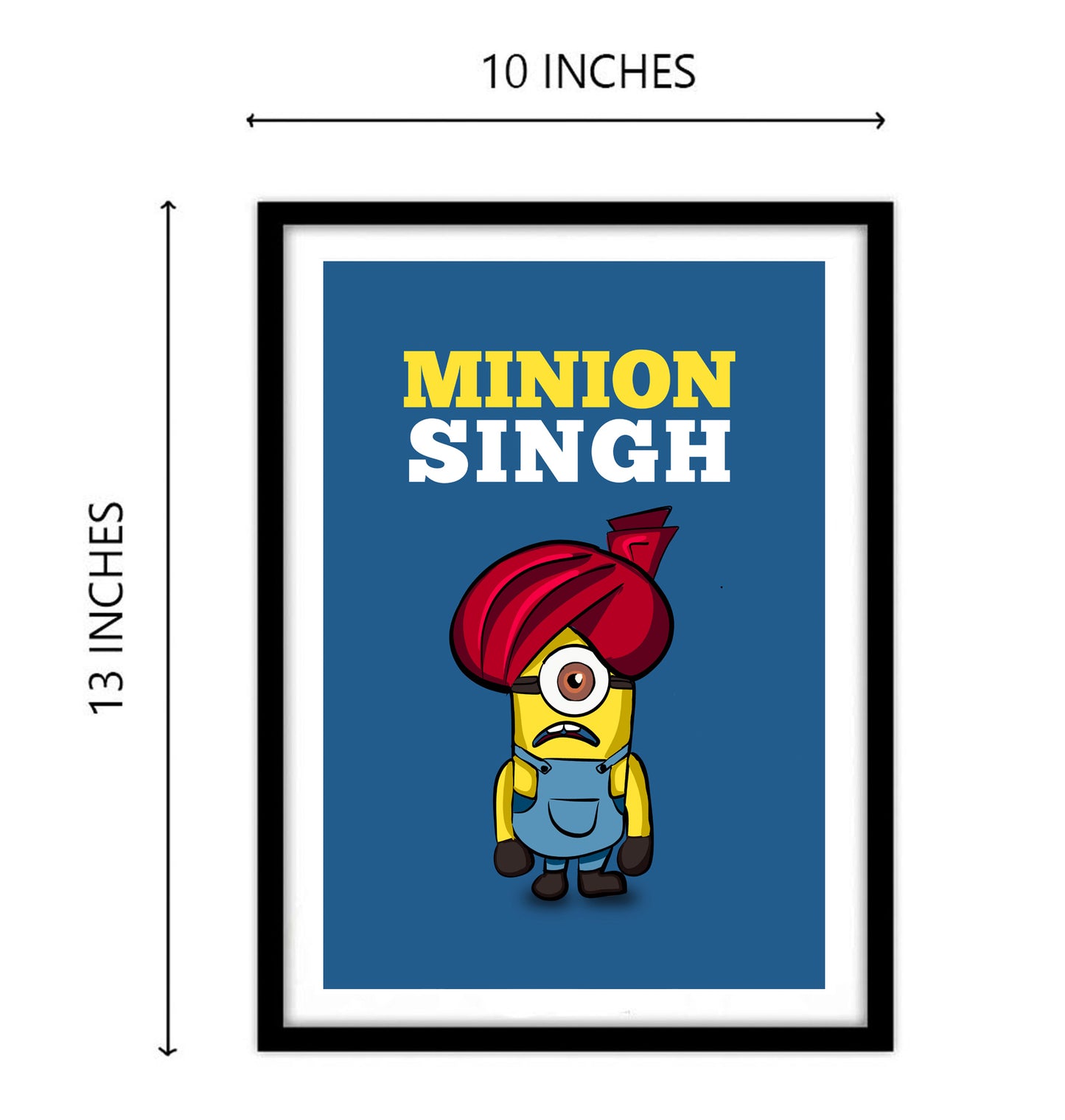 Minion Singh Artwork Bollywood | Poster | Frame | Canvas
