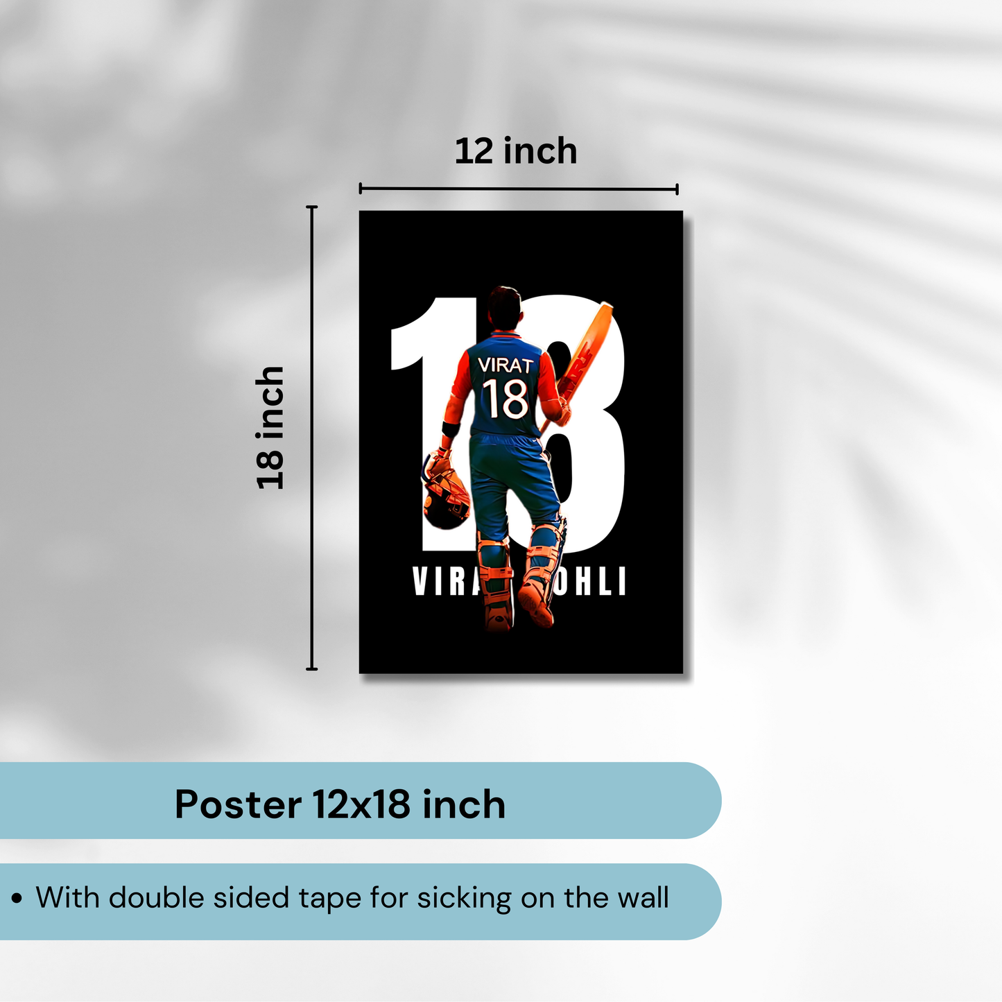 Virat Kohli Cricket Player Artwork Cricket | Poster | Frame | Canvas