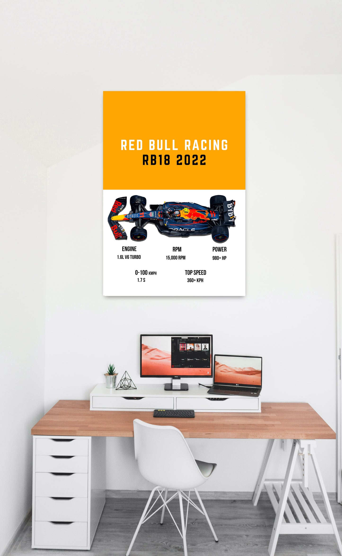 Red Bull Racing Supercars Art work