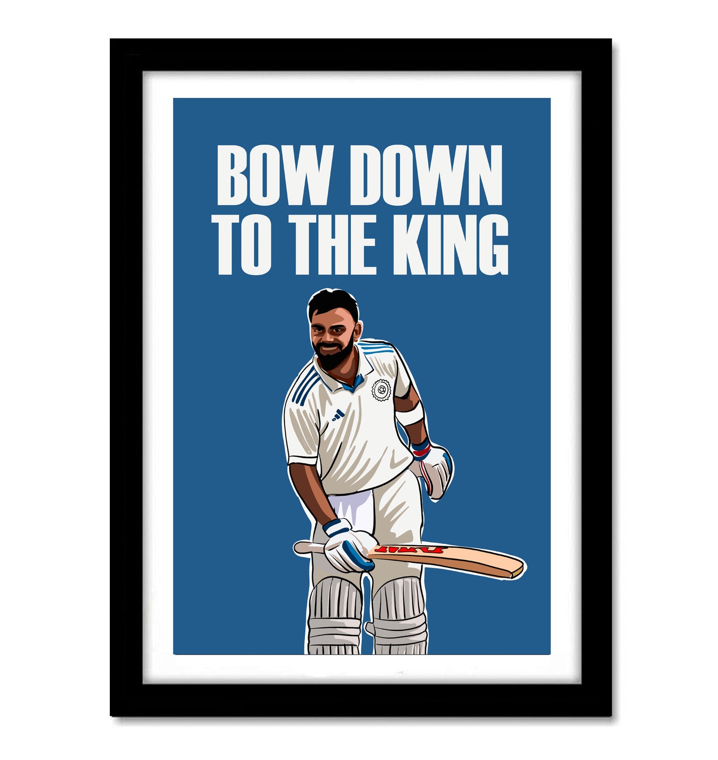 Virat Kohli Artwork Cricket| Poster | Frame | Canvas