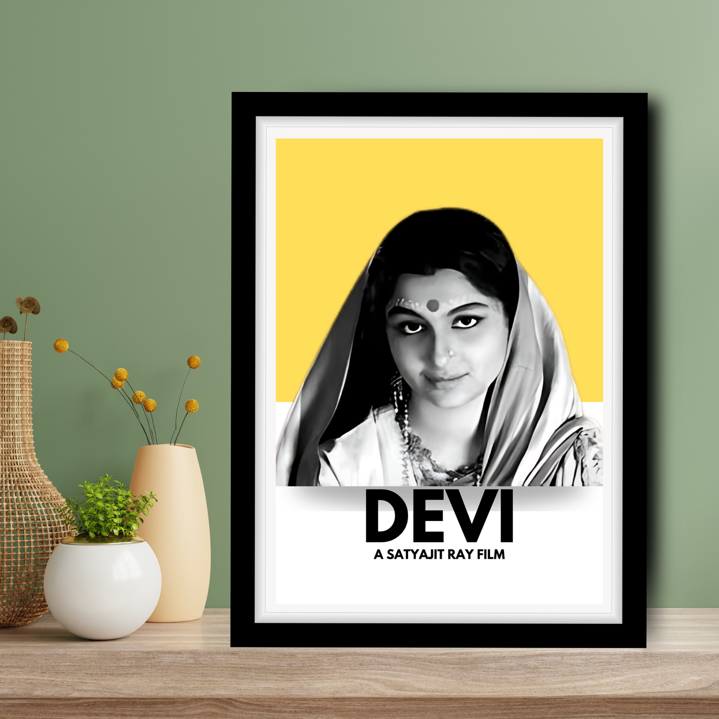 Devi Satyajit Roy's Movies Artwork Bollywood | Poster | Frame | Canvas
