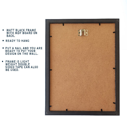 Cricketer Jaspreet Bumrah Poster Frame, Cricket Players Photo frames, Cricketers Framed Posters for wall decor, room decor, livingroom, Posters for Boys rooms, hostel Cricket fans