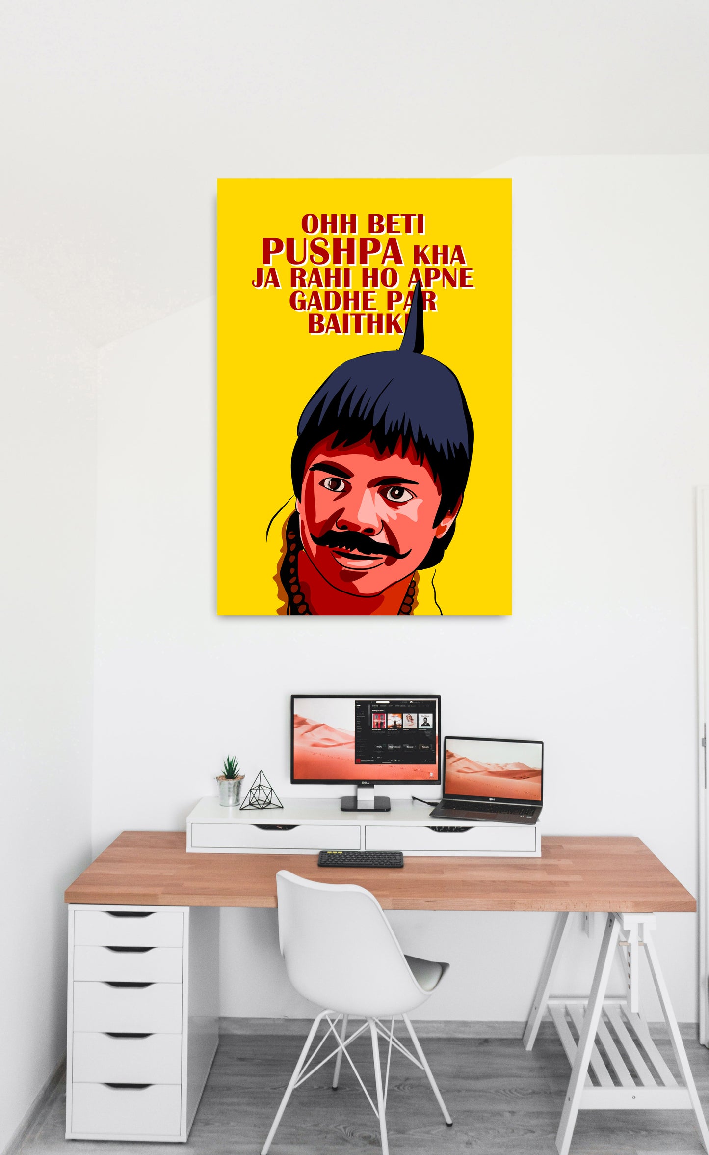 Bhool Bhulaiya Movie Rajpal Yadav Artwork Bollywood | Poster | Frame | Canvas