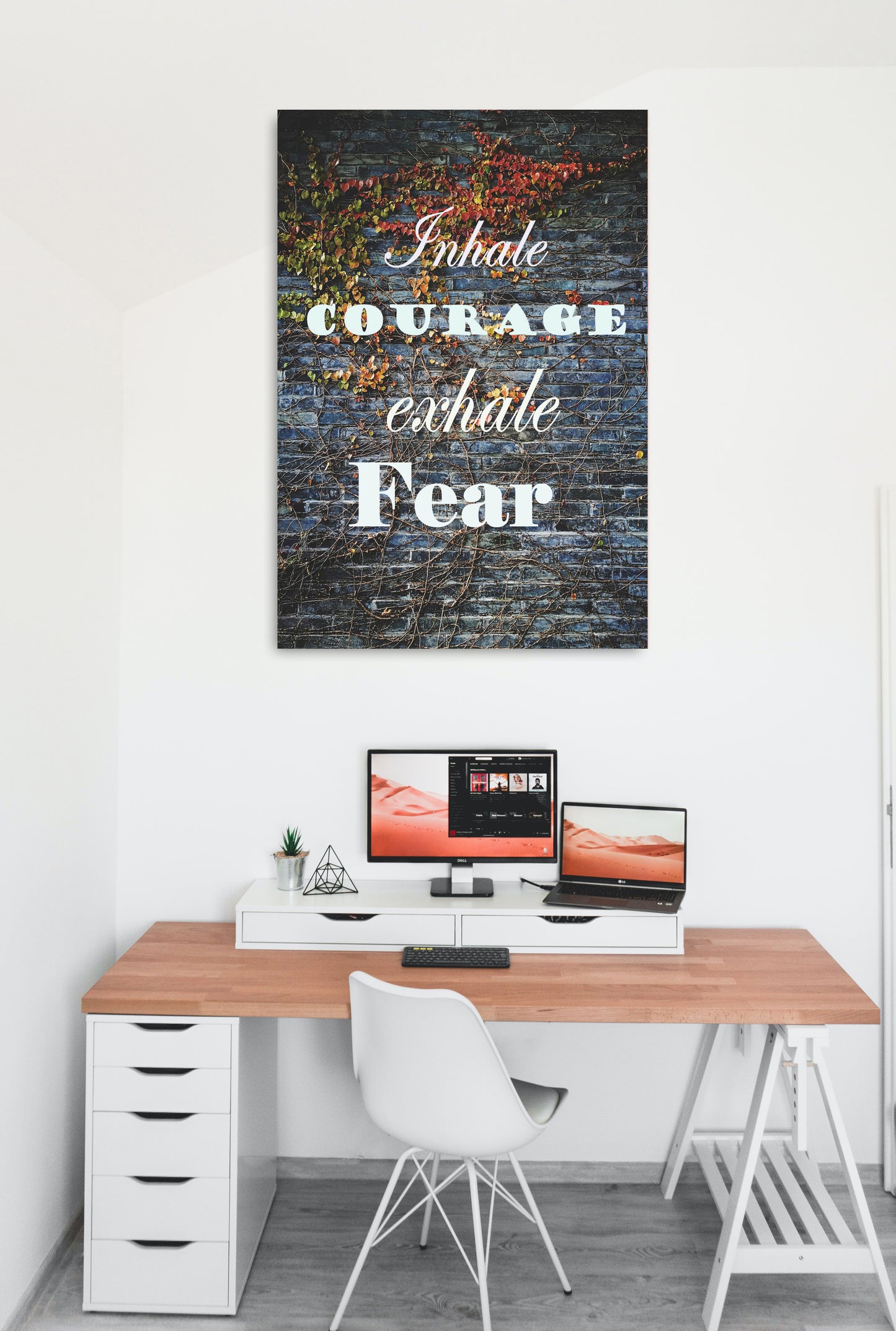 Inhale Exhale Art work