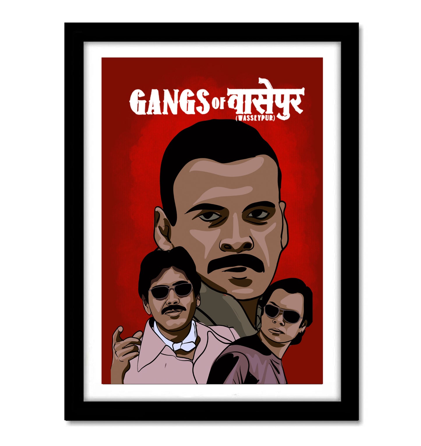 Gangs Of Wasseypur Movie Manoj Bajpayee Artwork Bollywood | Poster | Frame | Canvas