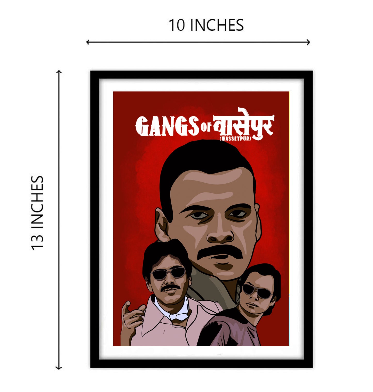 Gangs Of Wasseypur Movie Manoj Bajpayee Artwork Bollywood | Poster | Frame | Canvas