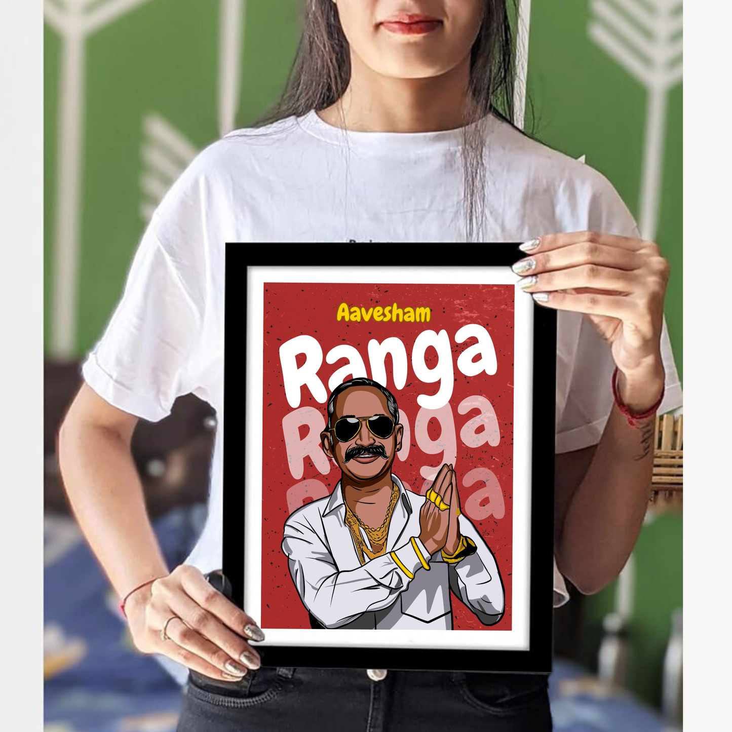 Aavesham Movie Ranga Artwork Bollywood | Poster | Frame | Canvas