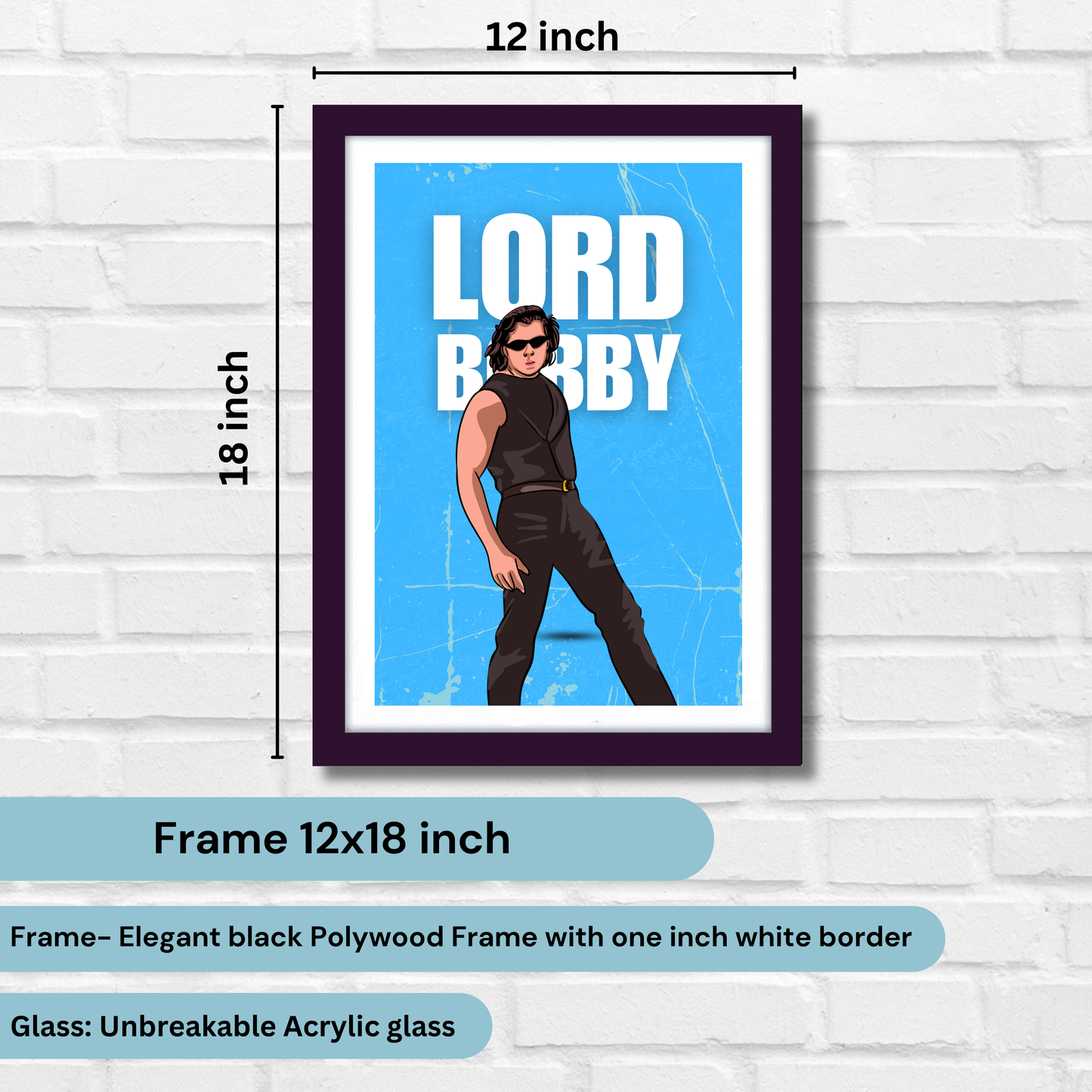 Bobby Deol Bollywood Actor Artwork Bollywood | Poster | Frame | Canvas