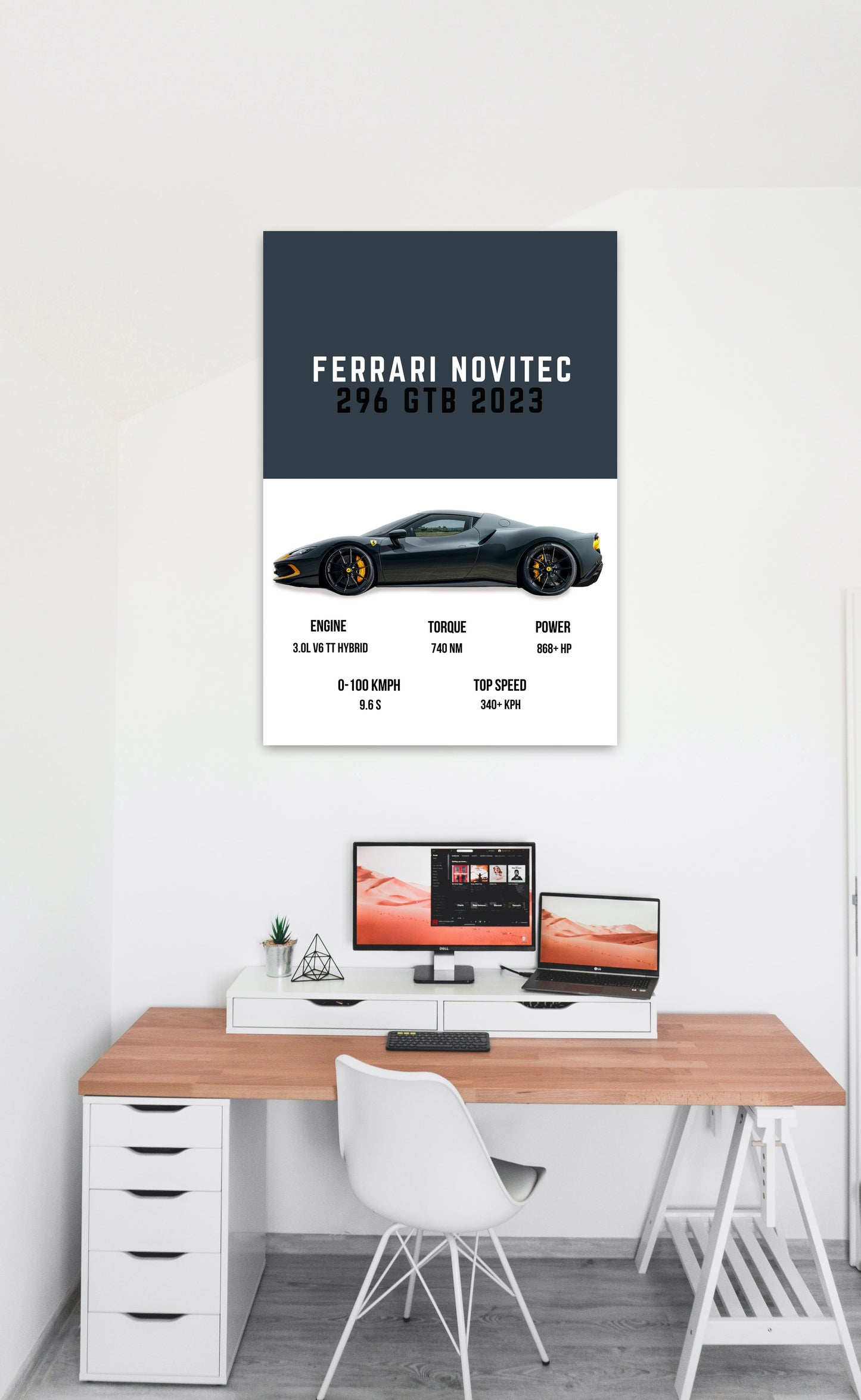 Ferrari Novitec Supercar Art work