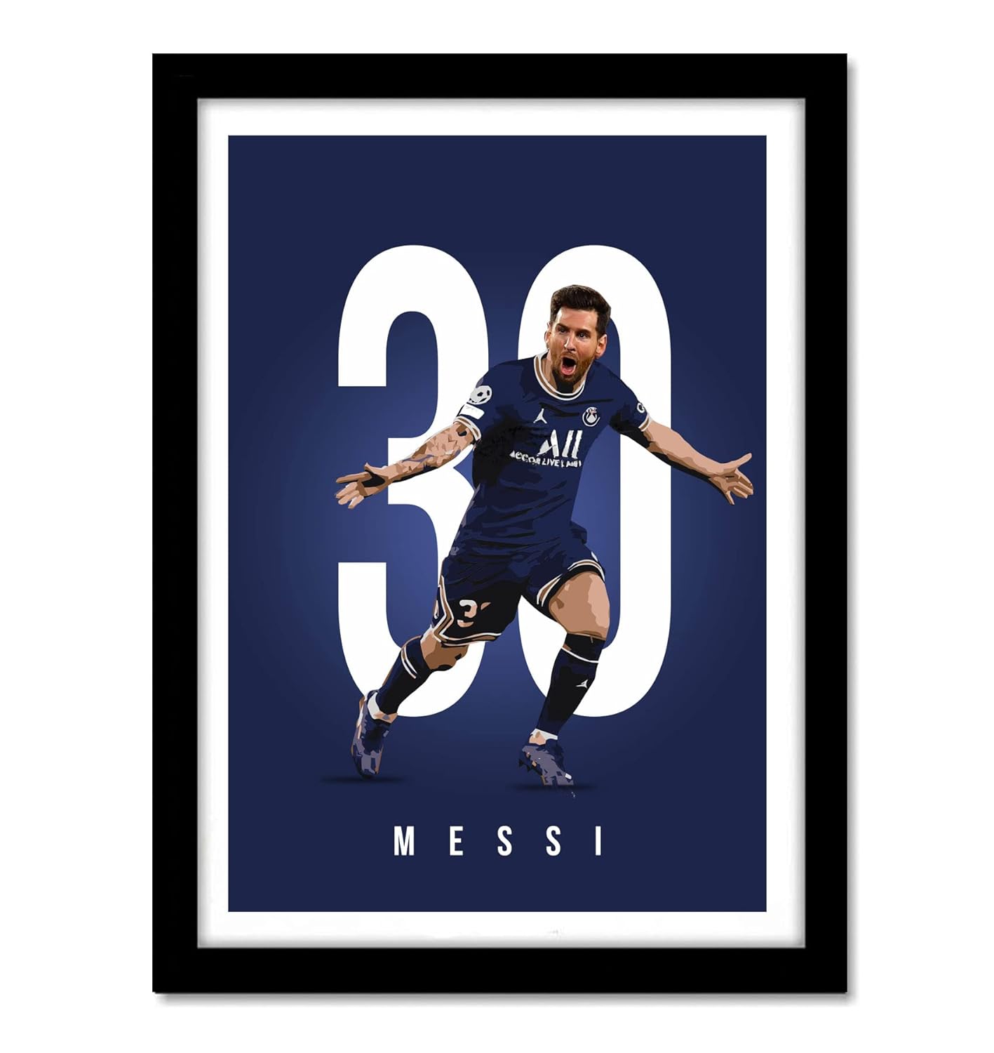 Lionel Messi 30 Artwork