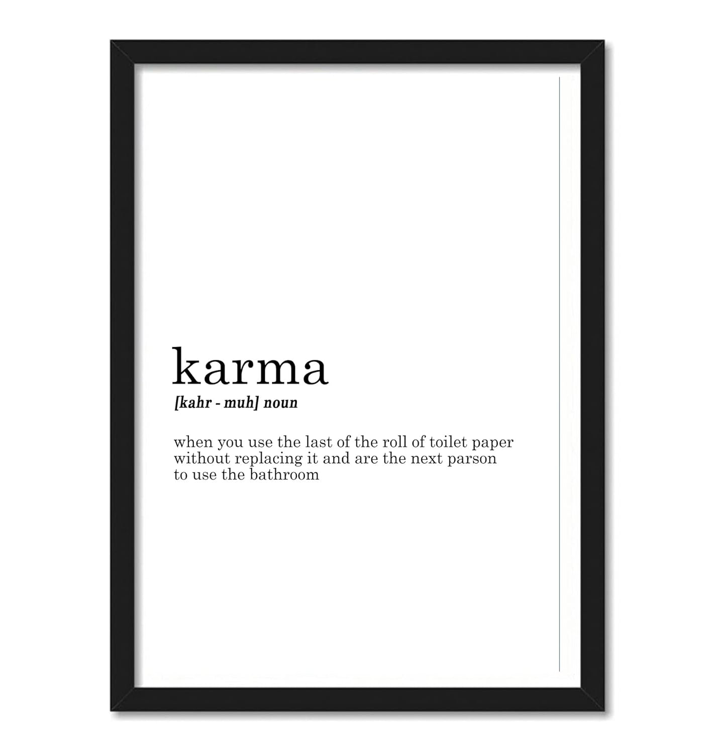 Karma Funny Dictionary Art work