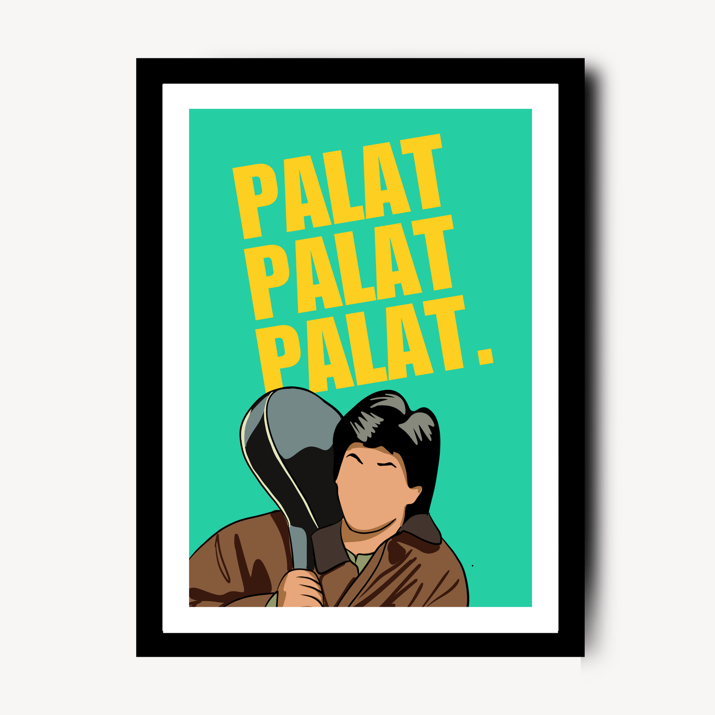 DDLJ Movie Shahrukh Khan Artwork Bollywood | Poster | Frame | Canvas