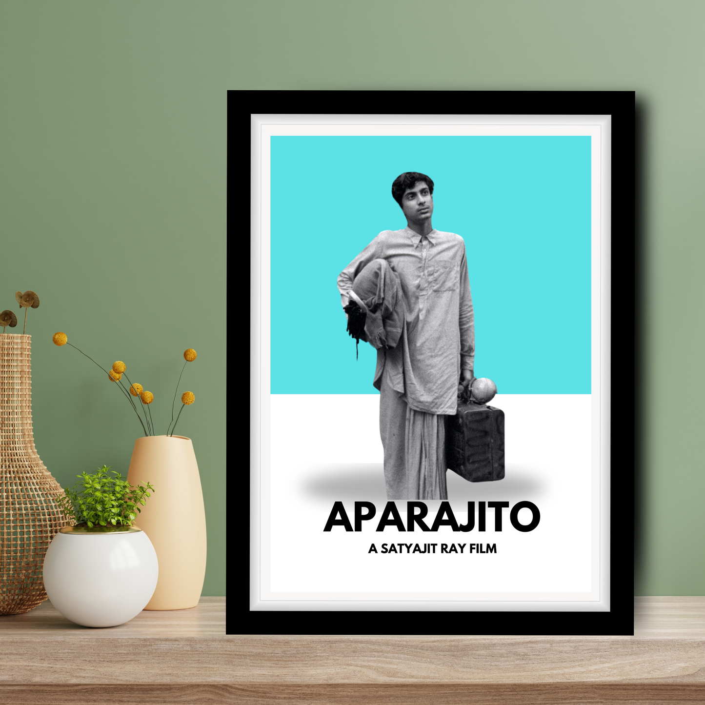 Aparajito Satyajit Roy's Movies Artwork Bollywood | Poster | Frame | Canvas