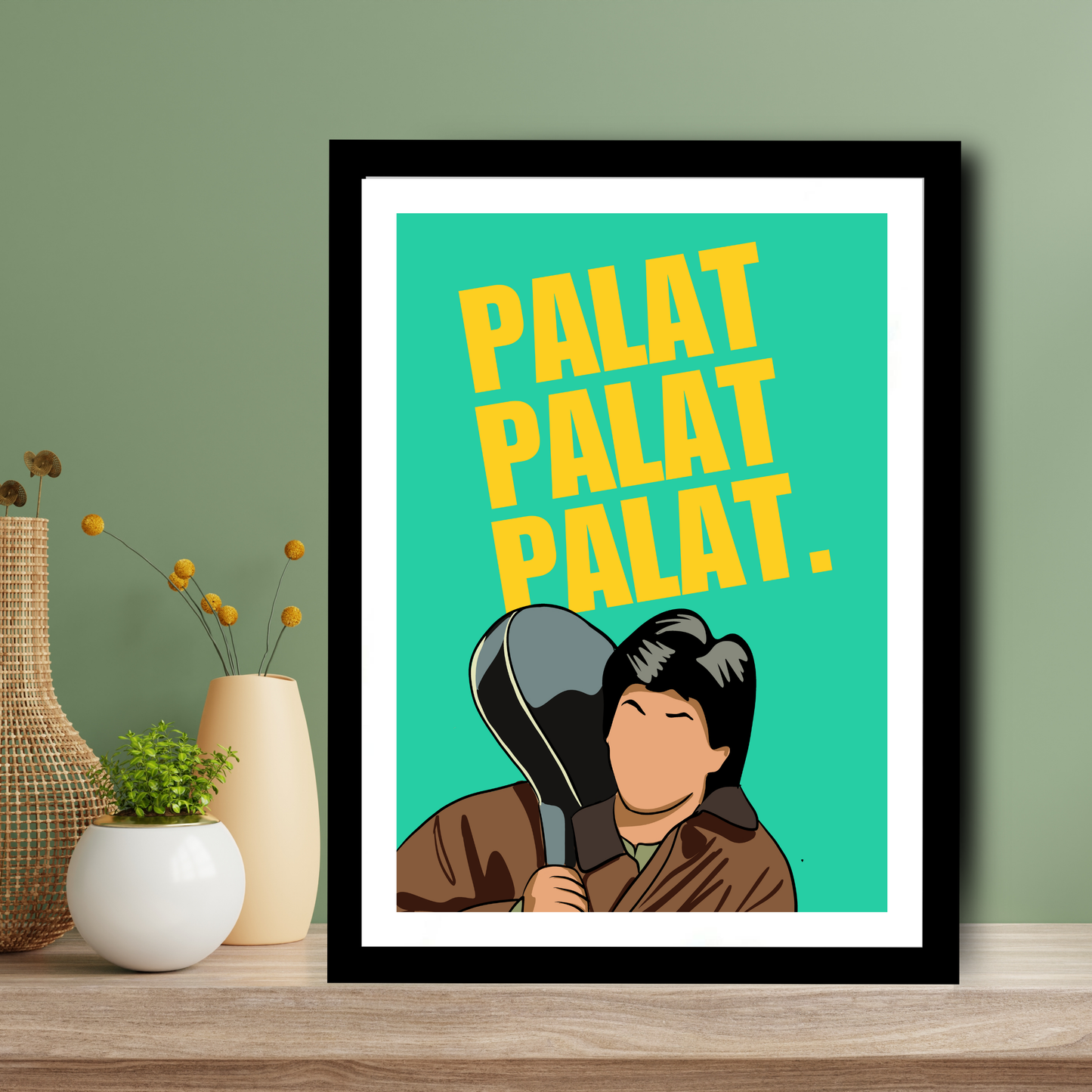 DDLJ Movie Shahrukh Khan Artwork Bollywood | Poster | Frame | Canvas
